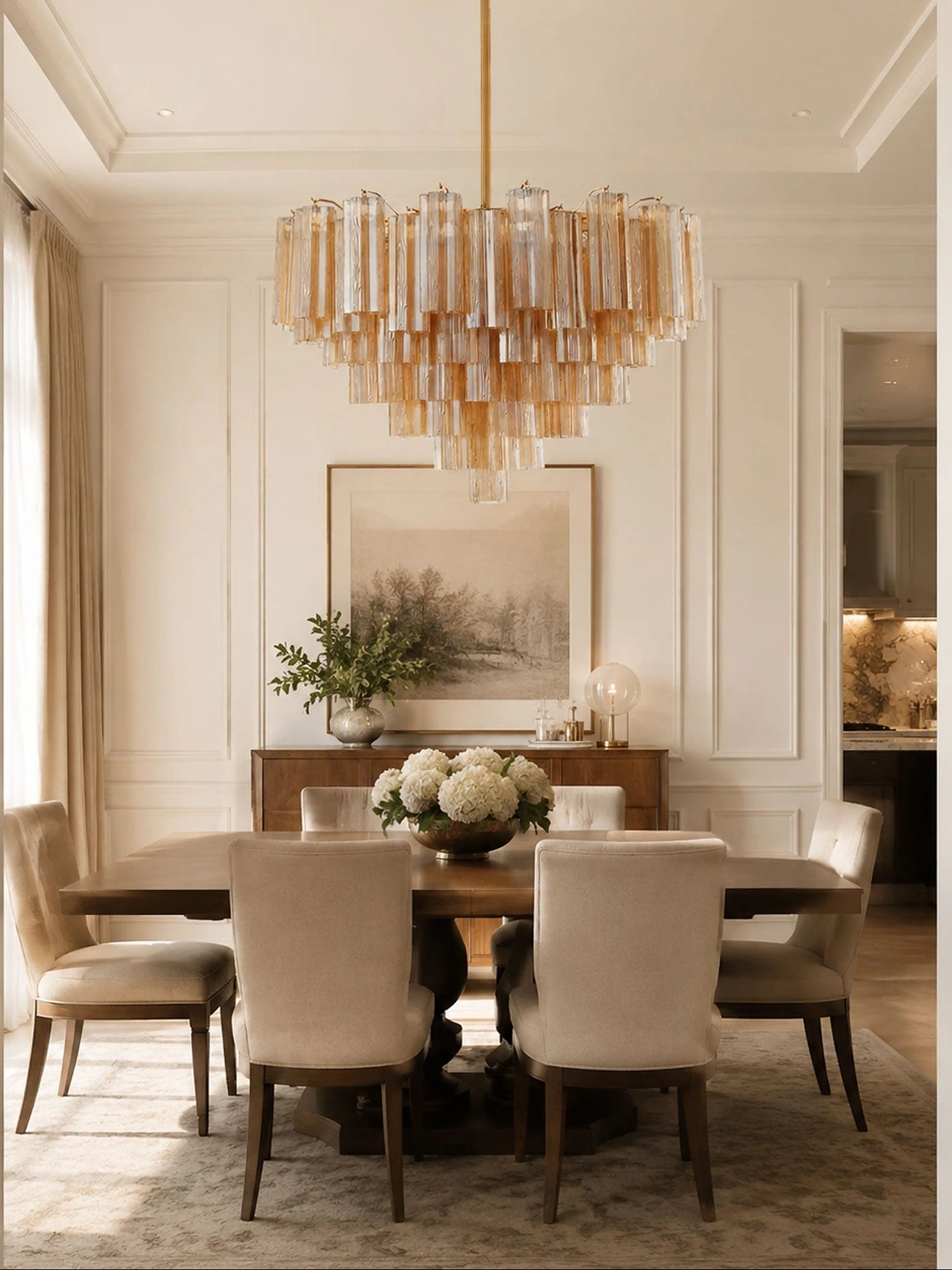 Eloria Murano Glass Chandelier - Image 8