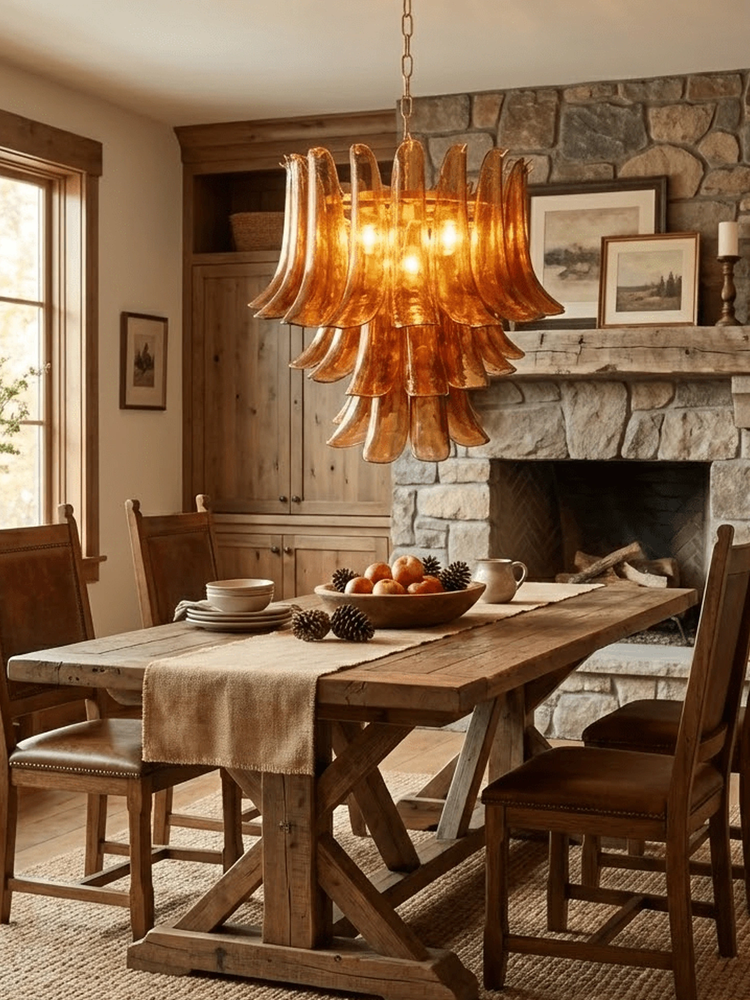 Emberwave Glass Chandelier - Image 2