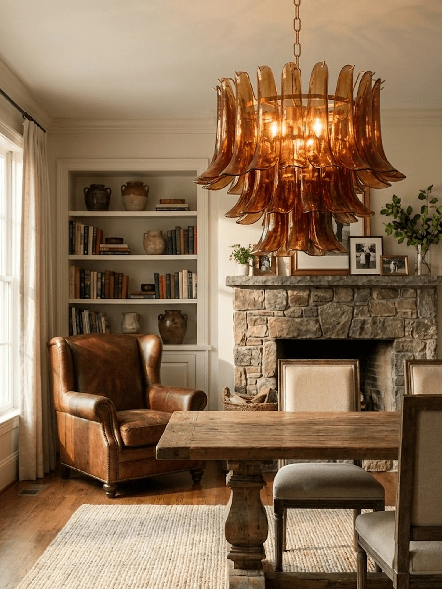 Emberwave Glass Chandelier - Image 5