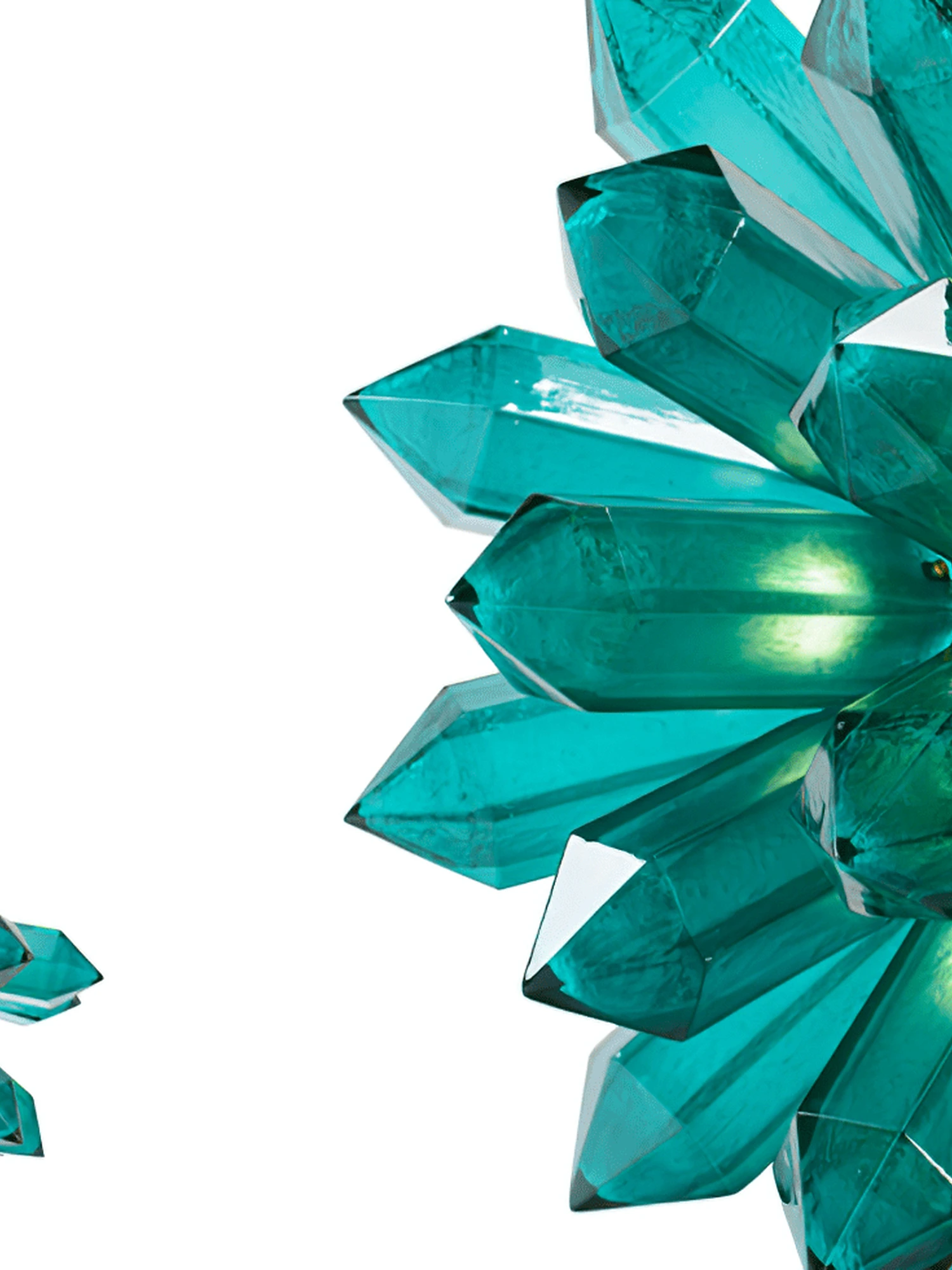 Emerald Crystal Chandelier - Image 10