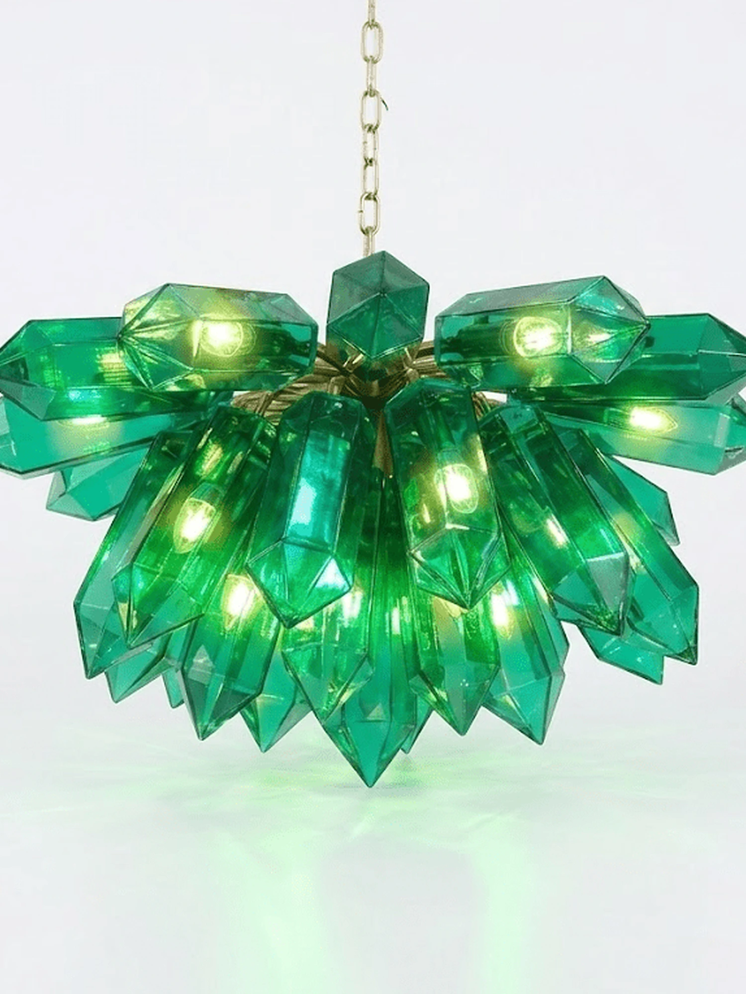 Emerald Crystal Chandelier - Image 11