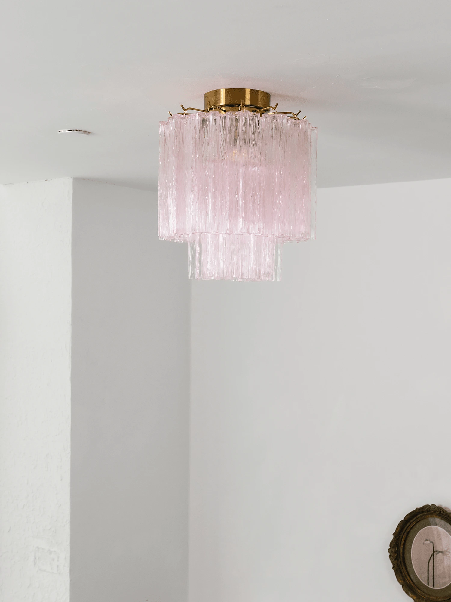 Fiora Purple Glass Ceiling Lamp - Image 17