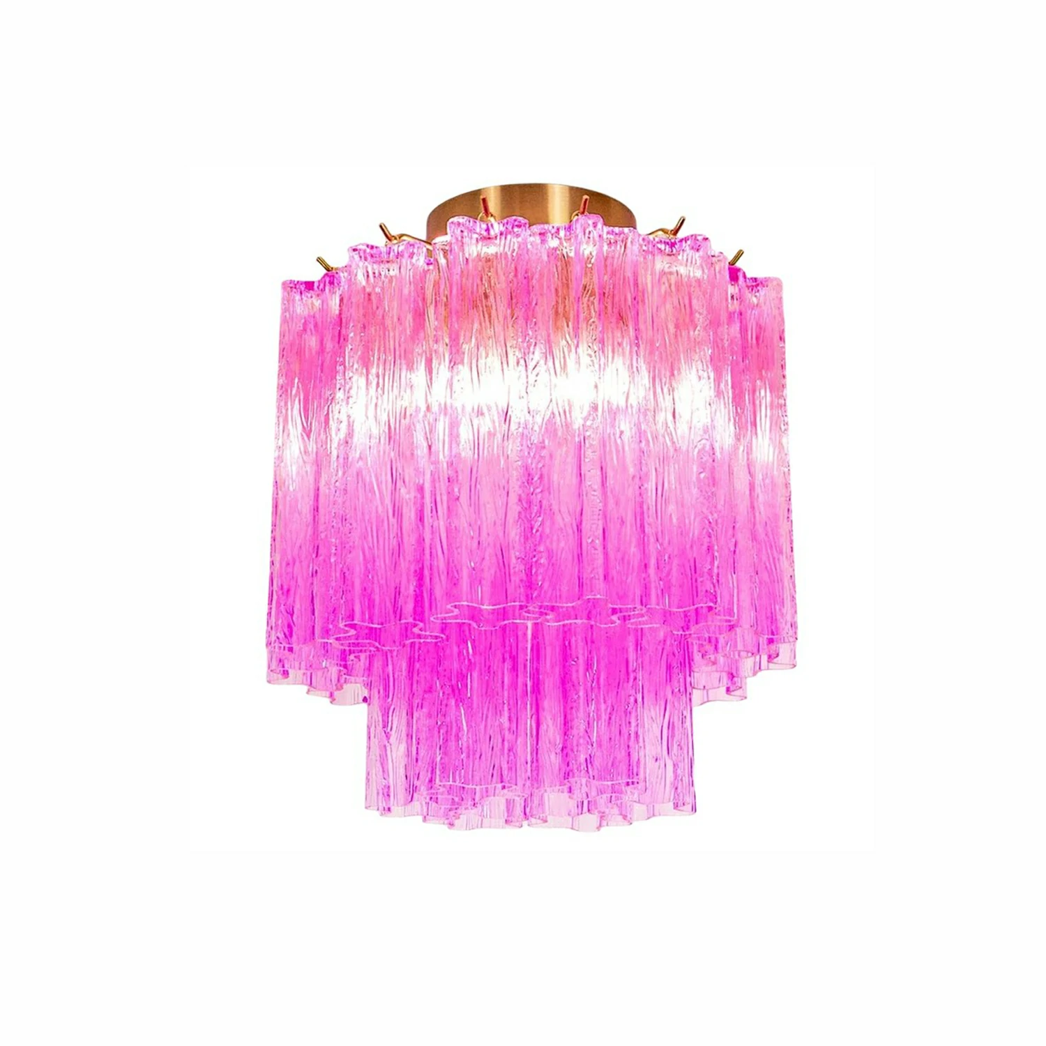 Fiora Purple Glass Ceiling Lamp