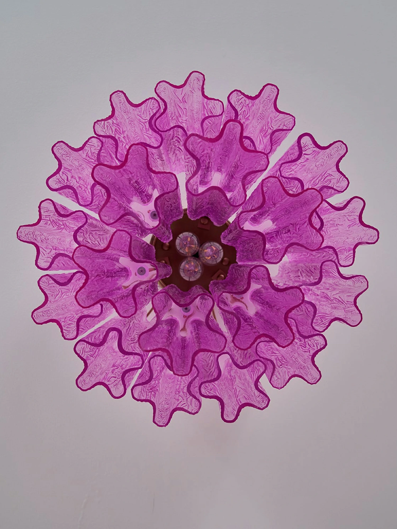 Fiora Purple Glass Ceiling Lamp - Image 19