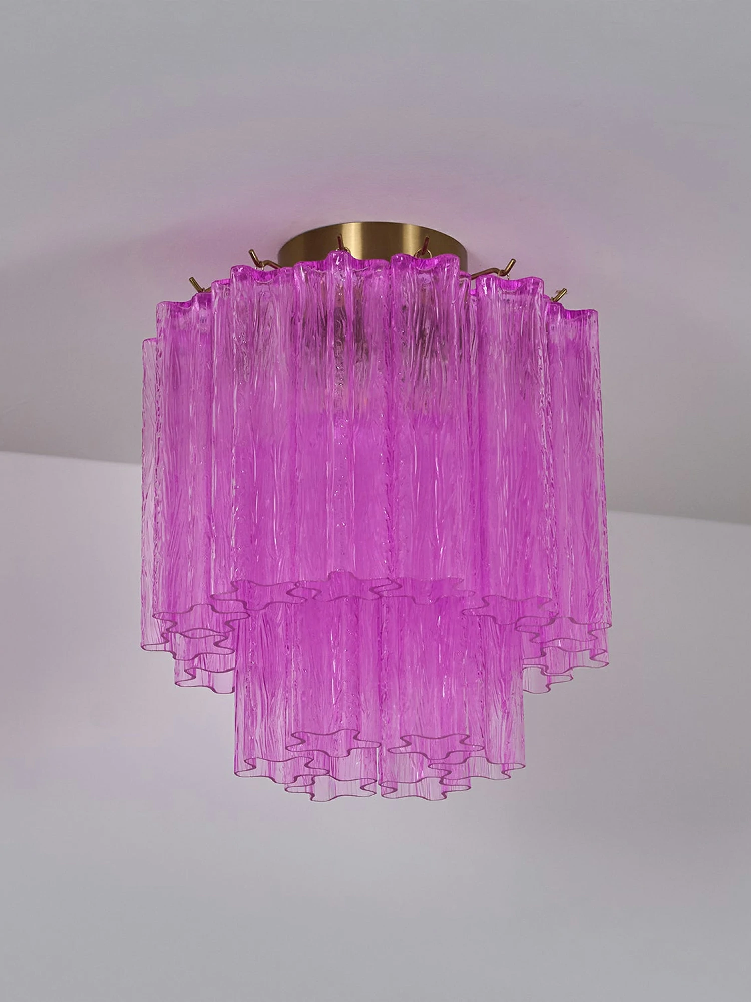 Fiora Purple Glass Ceiling Lamp - Image 18