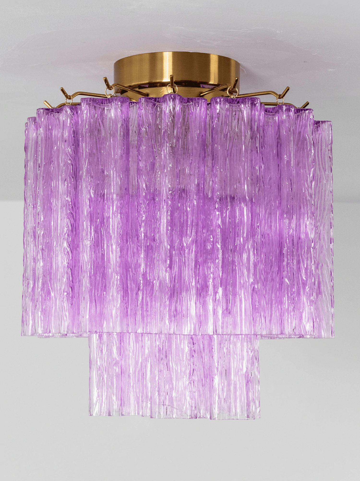 Fiora Purple Glass Ceiling Lamp - Image 22
