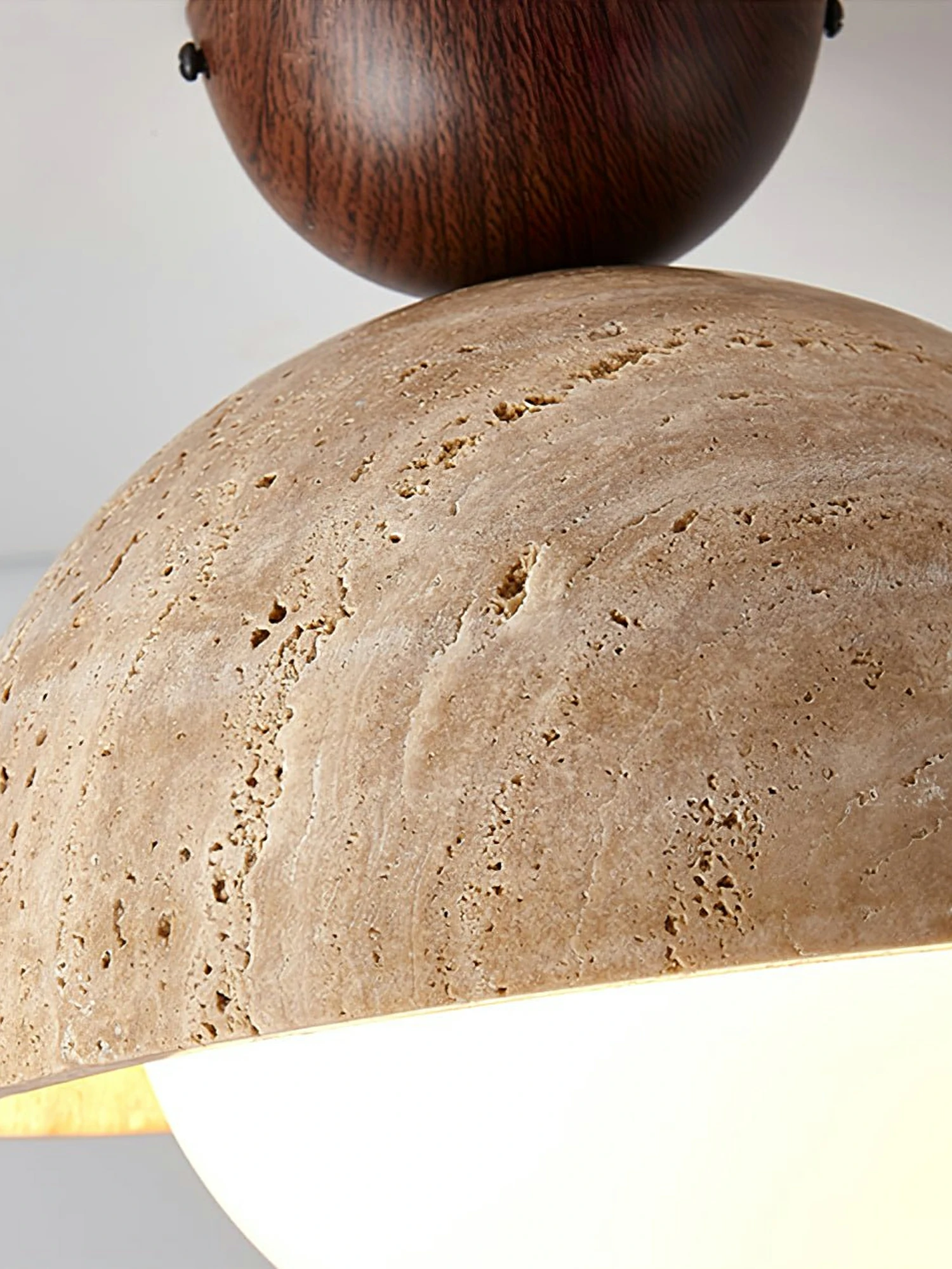 Flore Travertine Bud Ceiling Light - Image 11