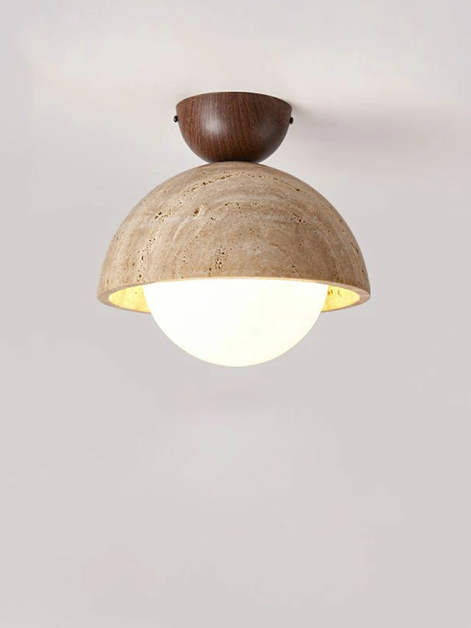 Flore Travertine Bud Ceiling Light - Image 12