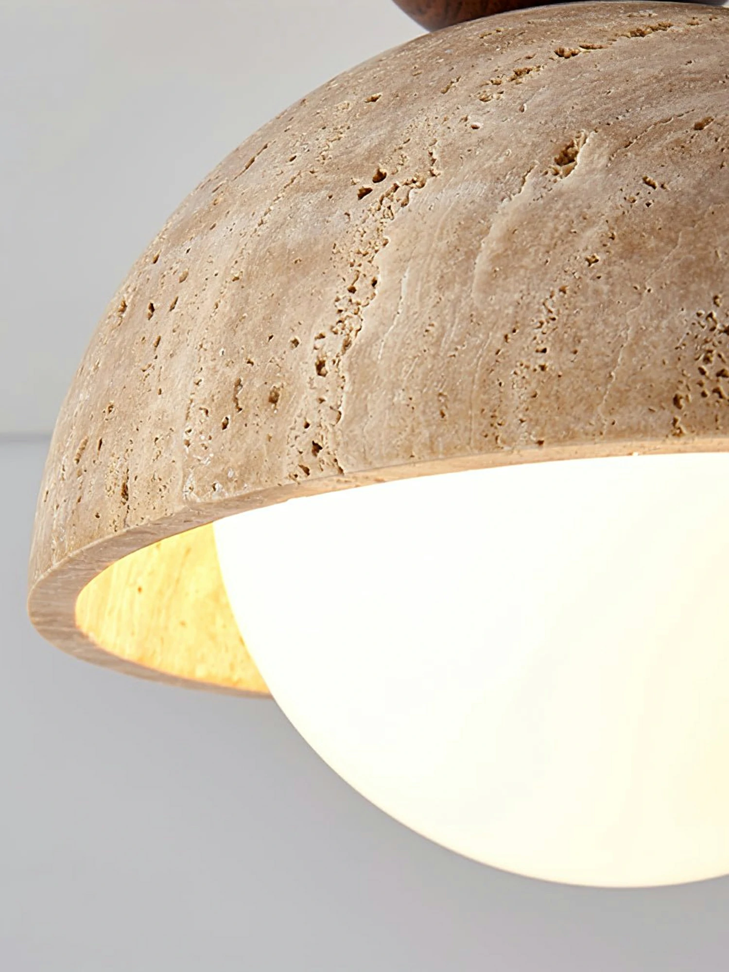 Flore Travertine Bud Ceiling Light - Image 13