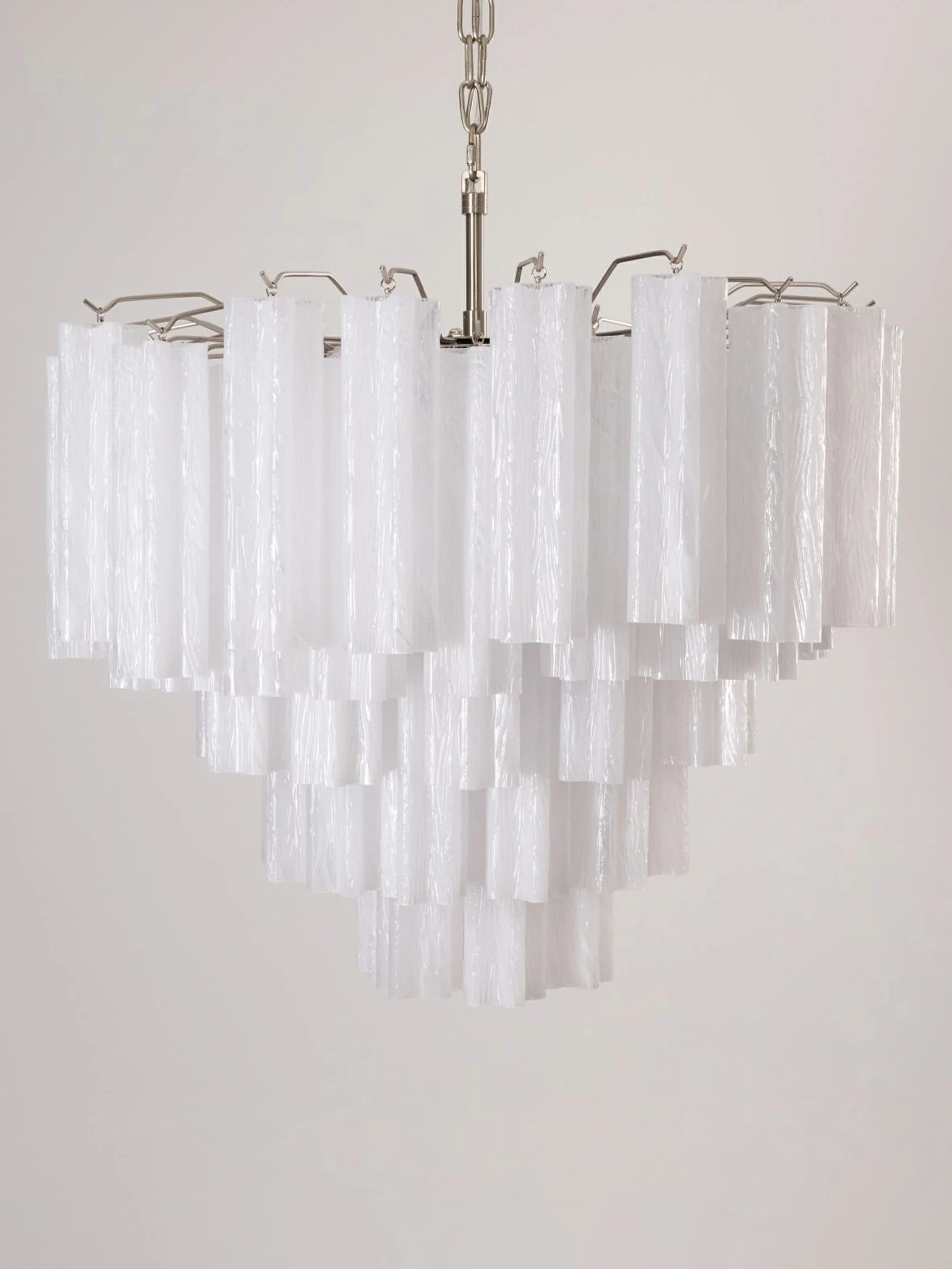 Frosted Glass Cascade Chandelier - Image 6