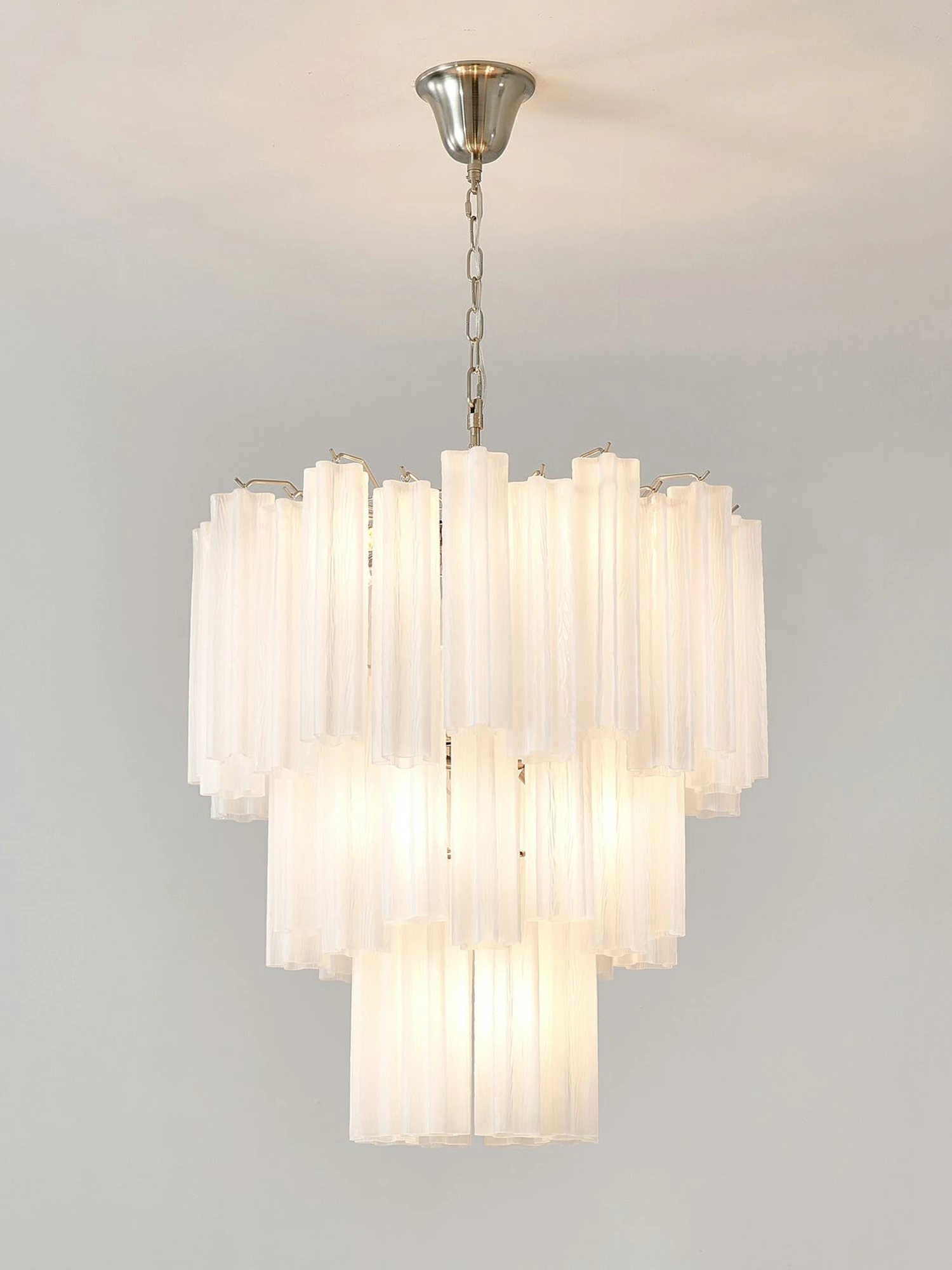 Frosted Glass Tubes Chandelier - Image 17