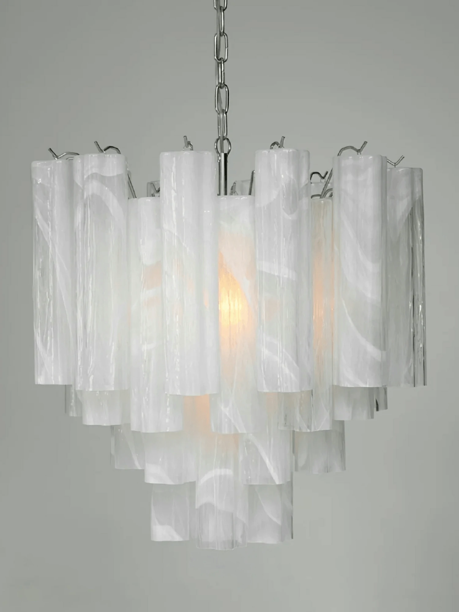 Frosted Glass Tubes Chandelier - Image 20