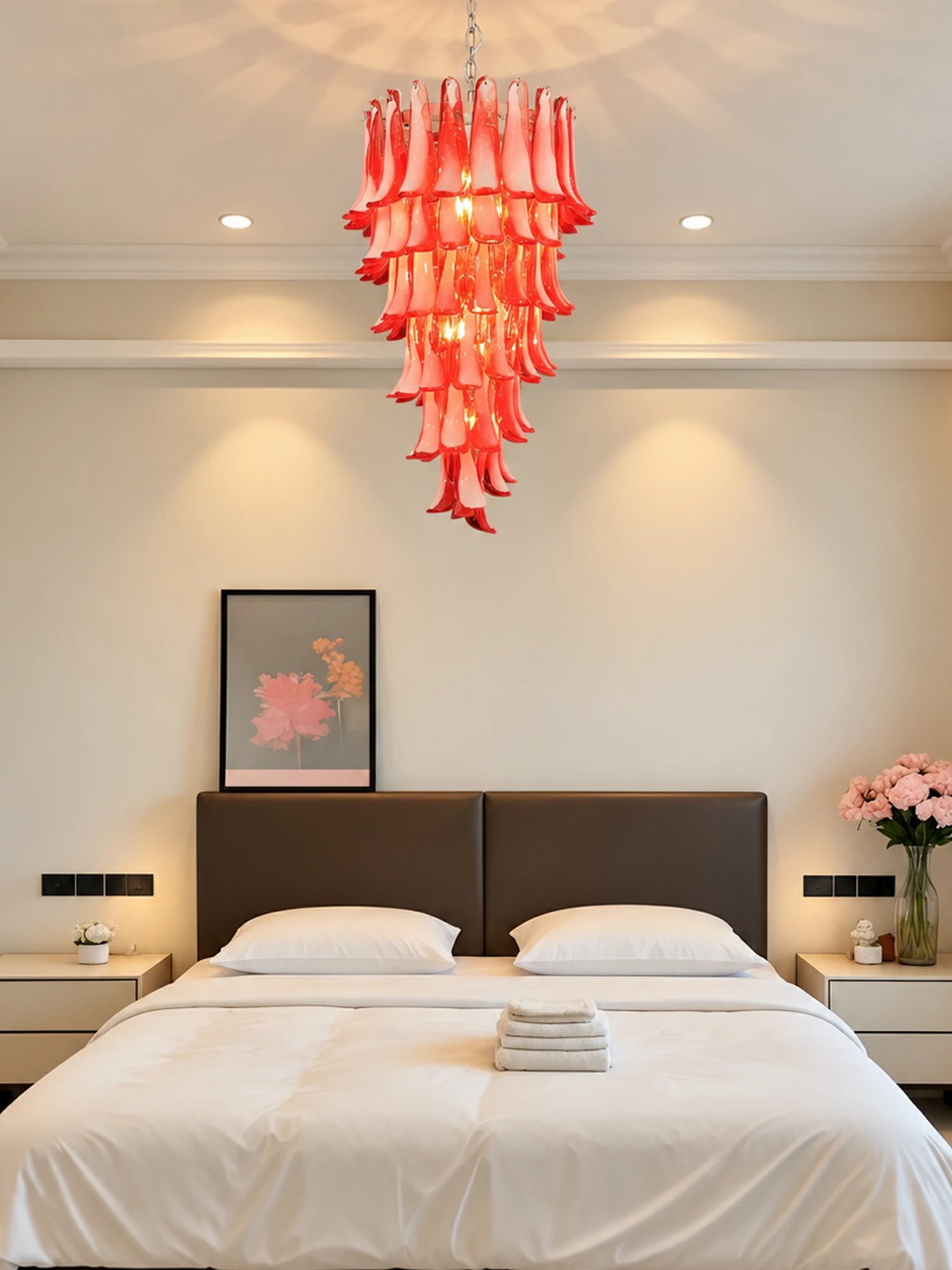 Glass Petals Spiral Chandelier - Image 15