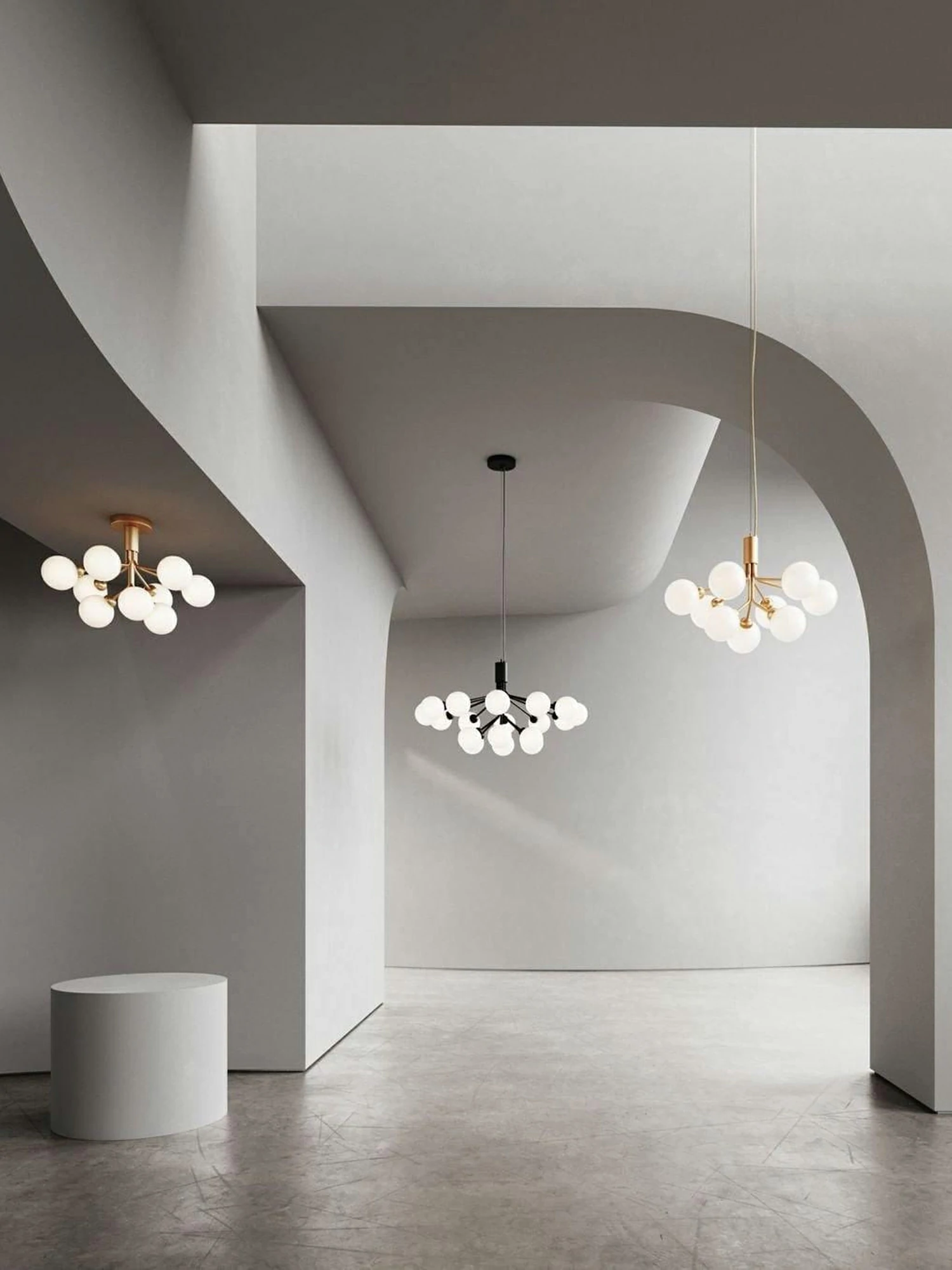 Glass Sphere Cluster Chandelier - Image 36