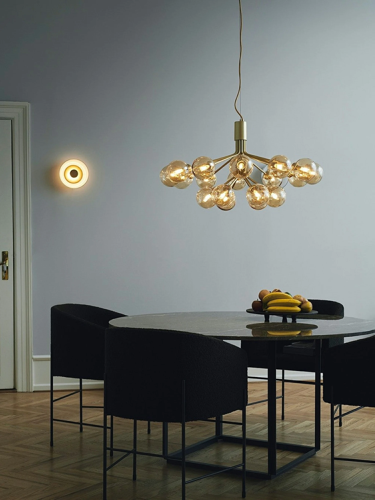 Glass Sphere Cluster Chandelier - Image 4