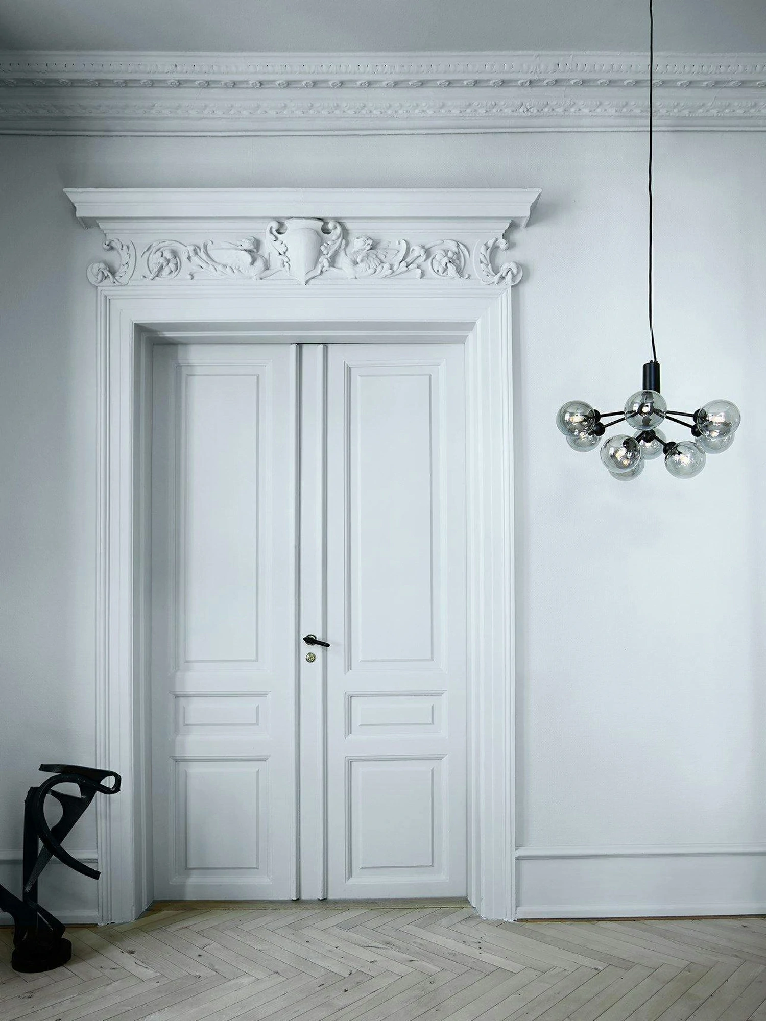 Glass Sphere Cluster Chandelier - Image 35
