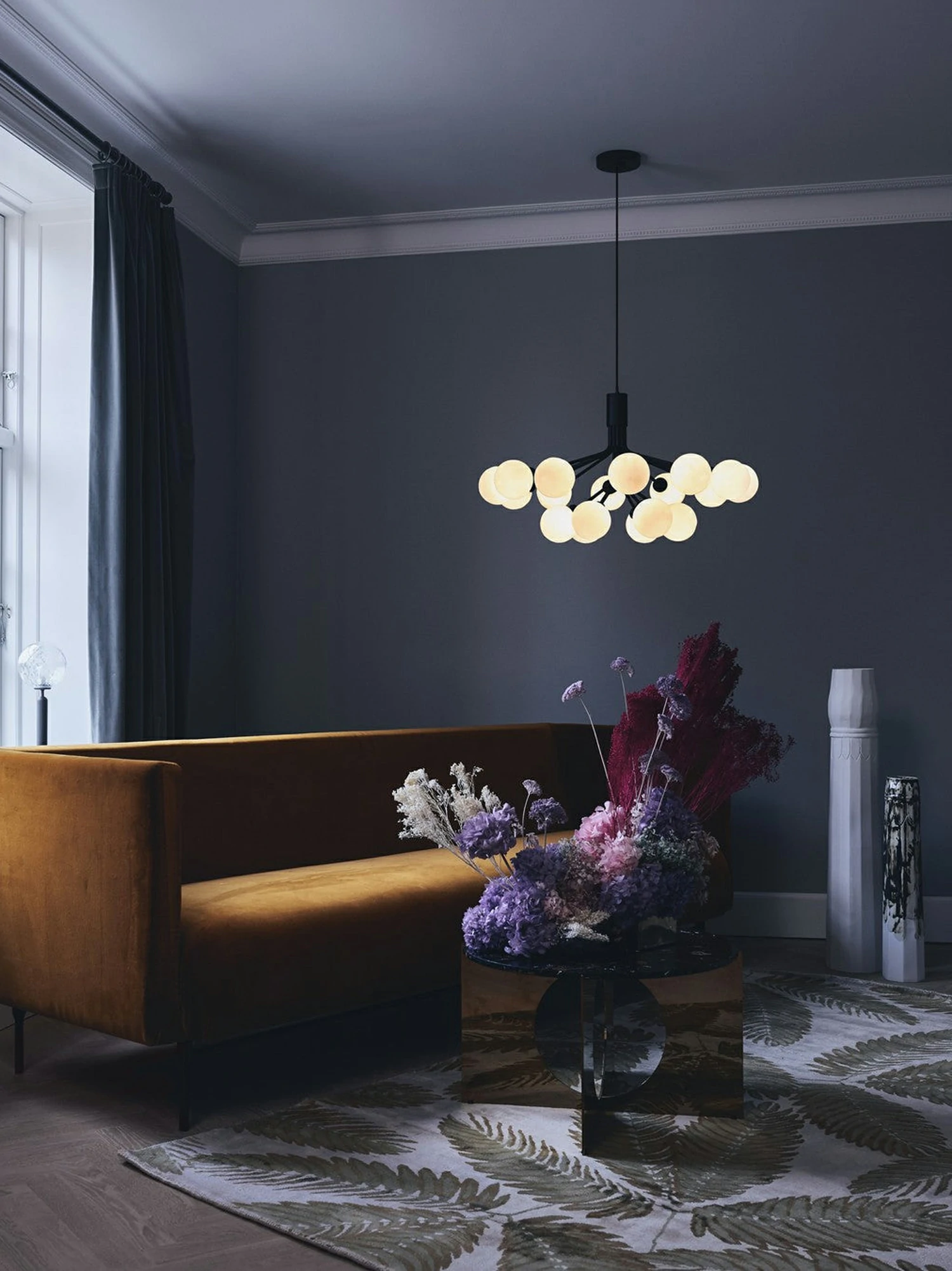 Glass Sphere Cluster Chandelier - Image 21