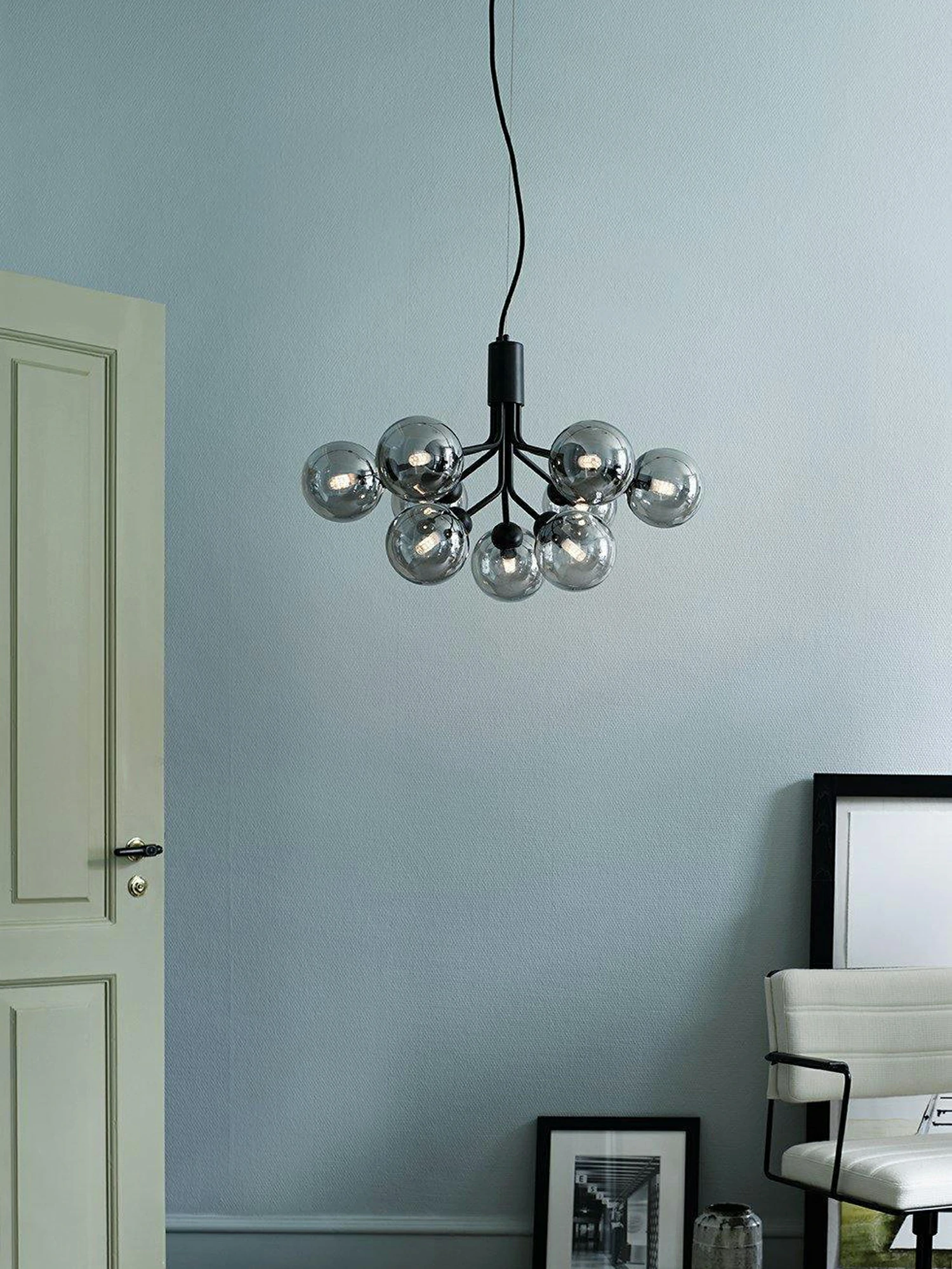 Glass Sphere Cluster Chandelier - Image 31