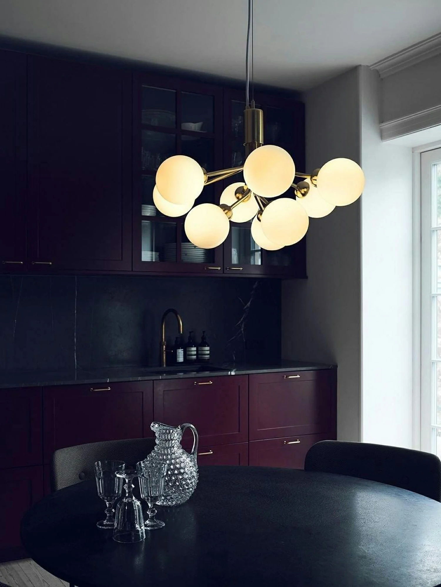 Glass Sphere Cluster Chandelier - Image 33