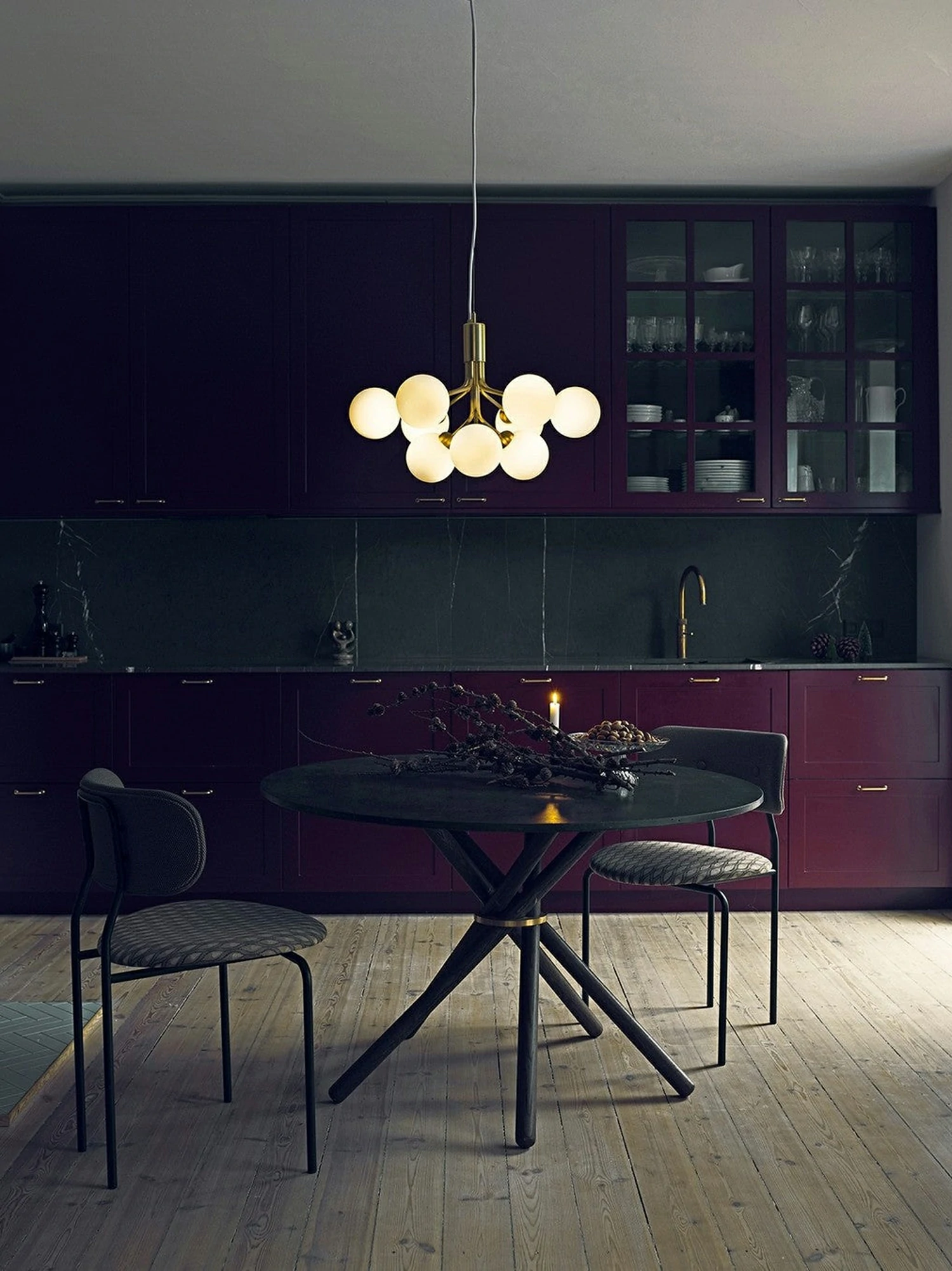 Glass Sphere Cluster Chandelier - Image 27