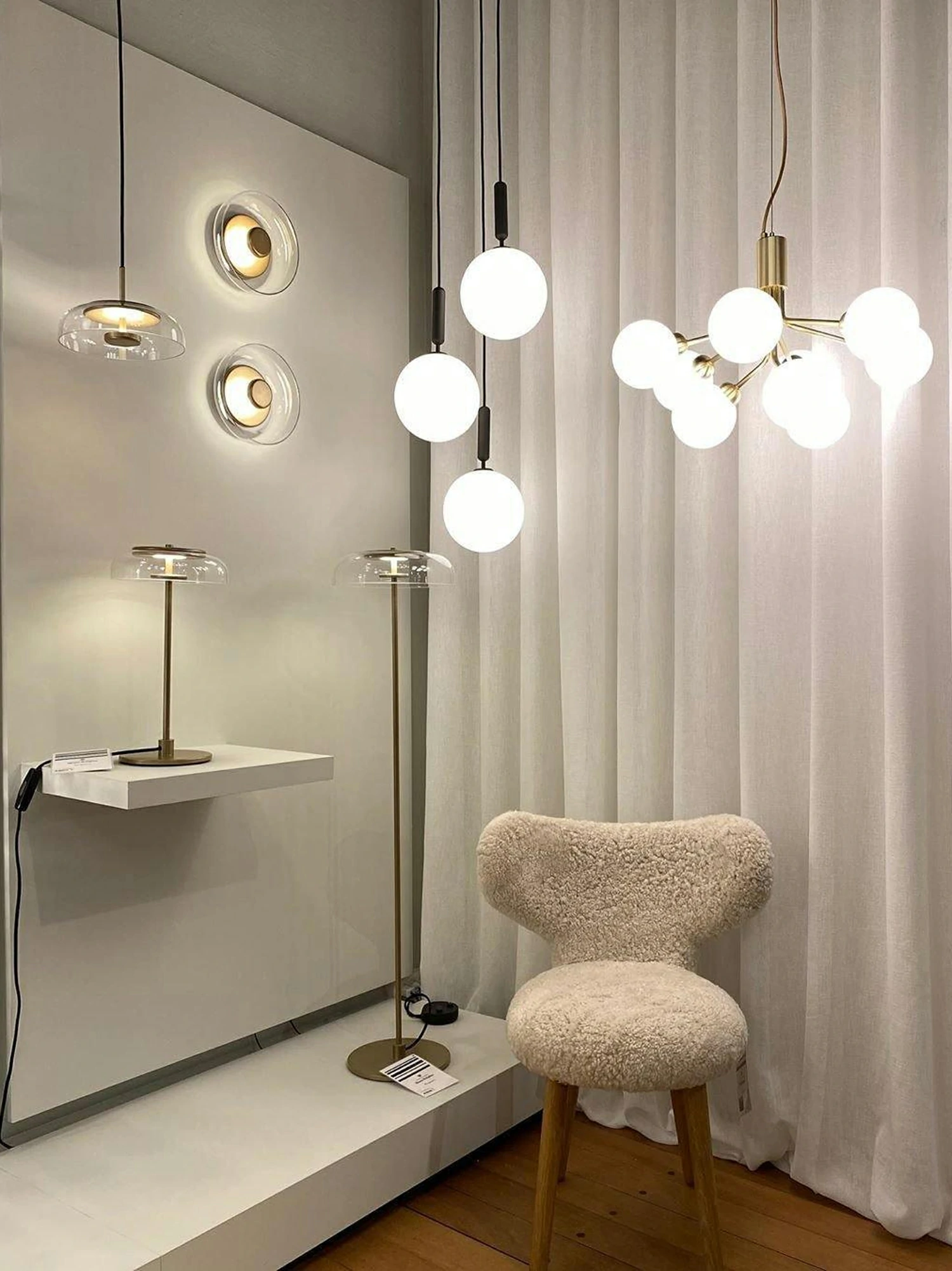Glass Sphere Cluster Chandelier - Image 34