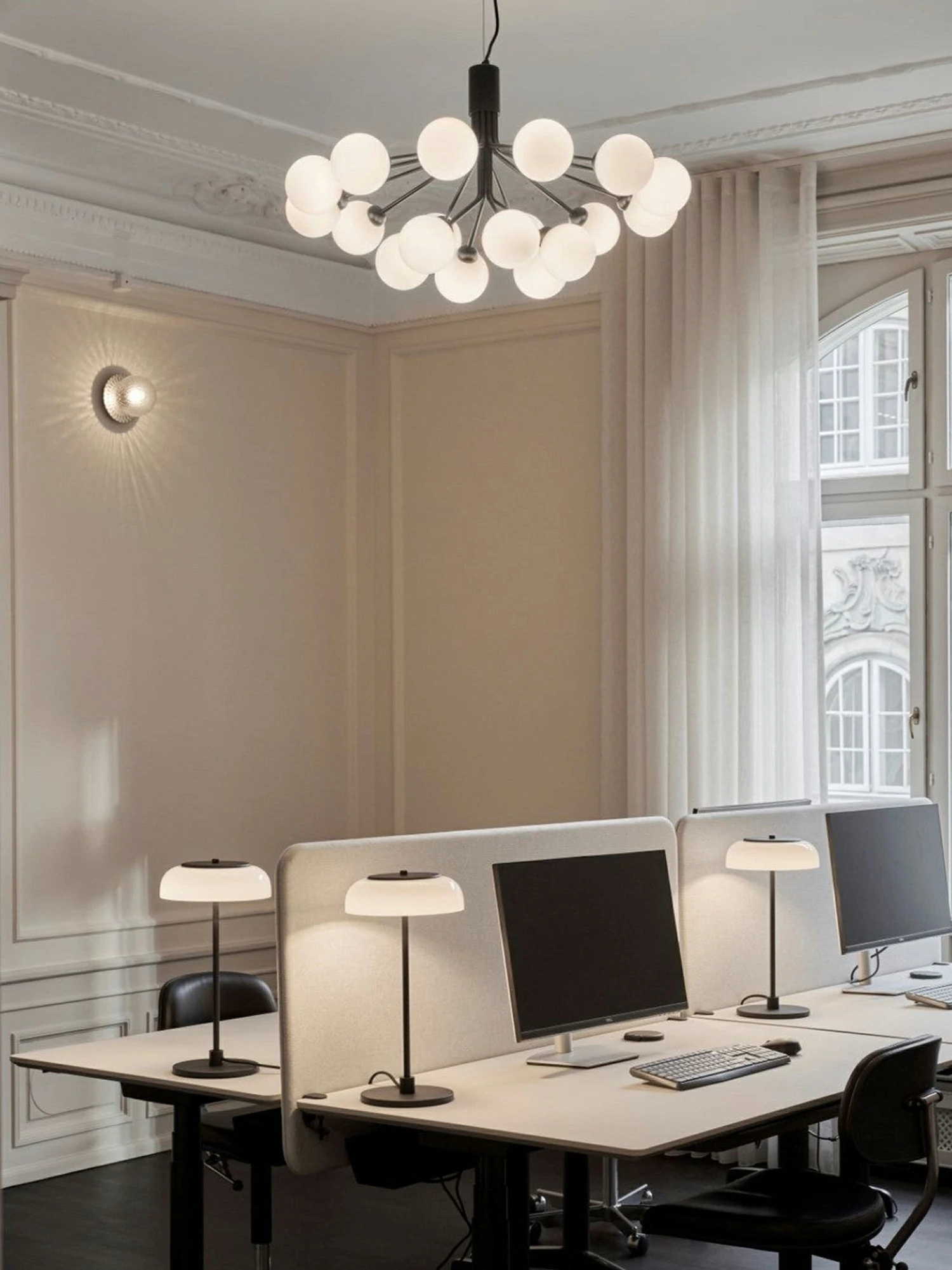 Glass Sphere Cluster Chandelier - Image 15
