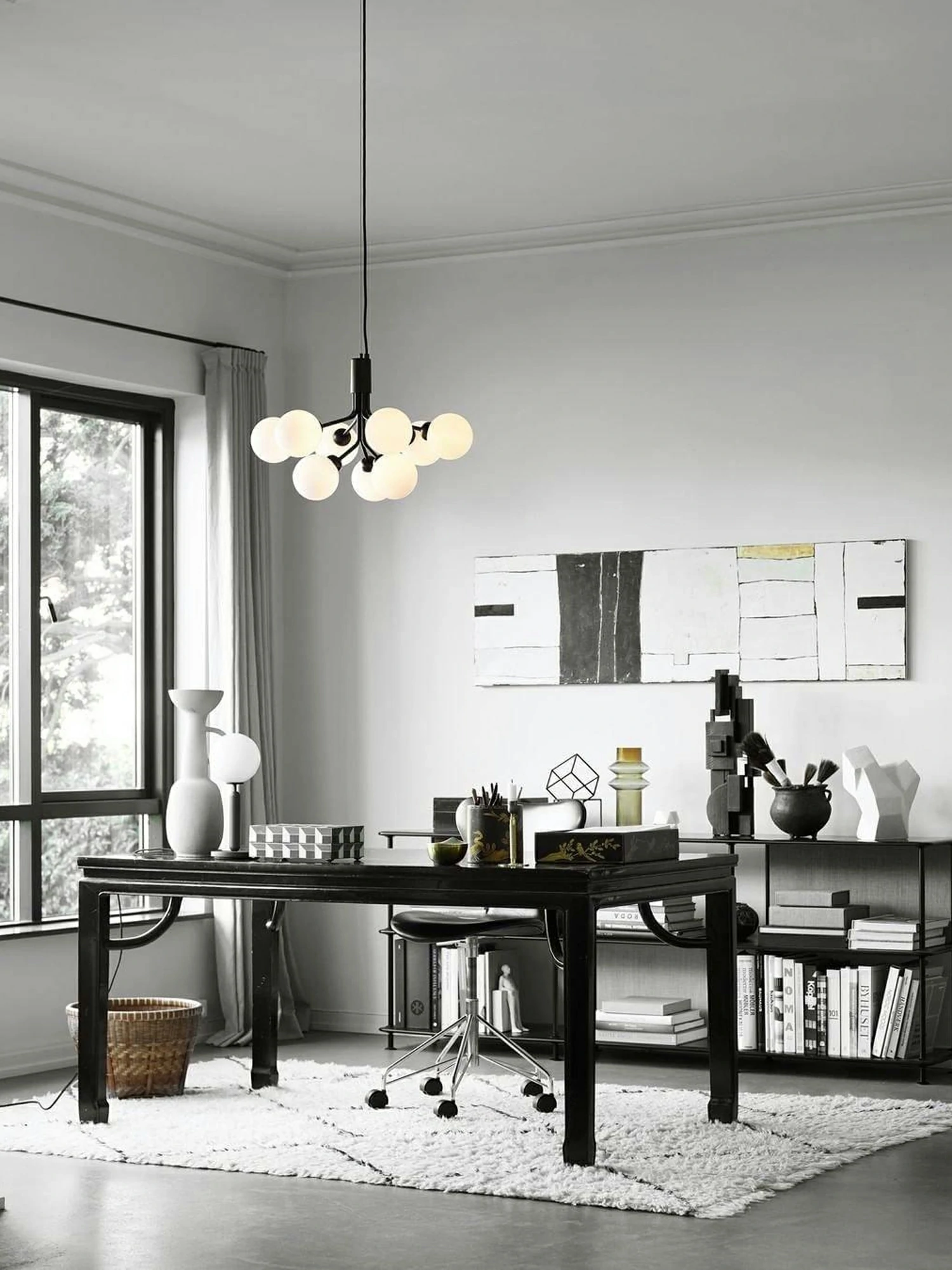 Glass Sphere Cluster Chandelier - Image 18