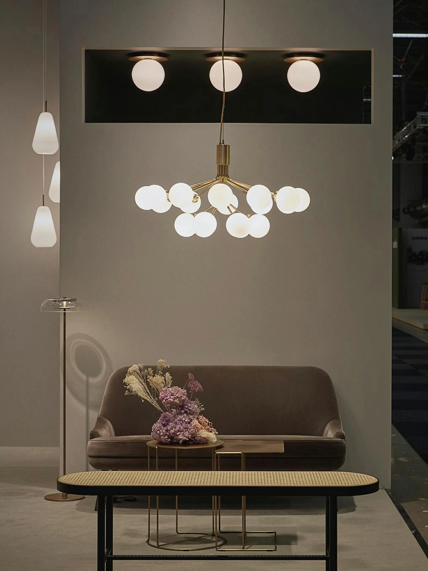 Glass Sphere Cluster Chandelier - Image 30