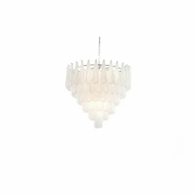 Grid Glass Waterfall Chandelier