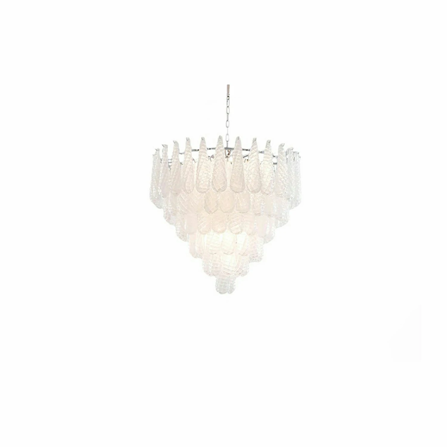 Grid Glass Waterfall Chandelier
