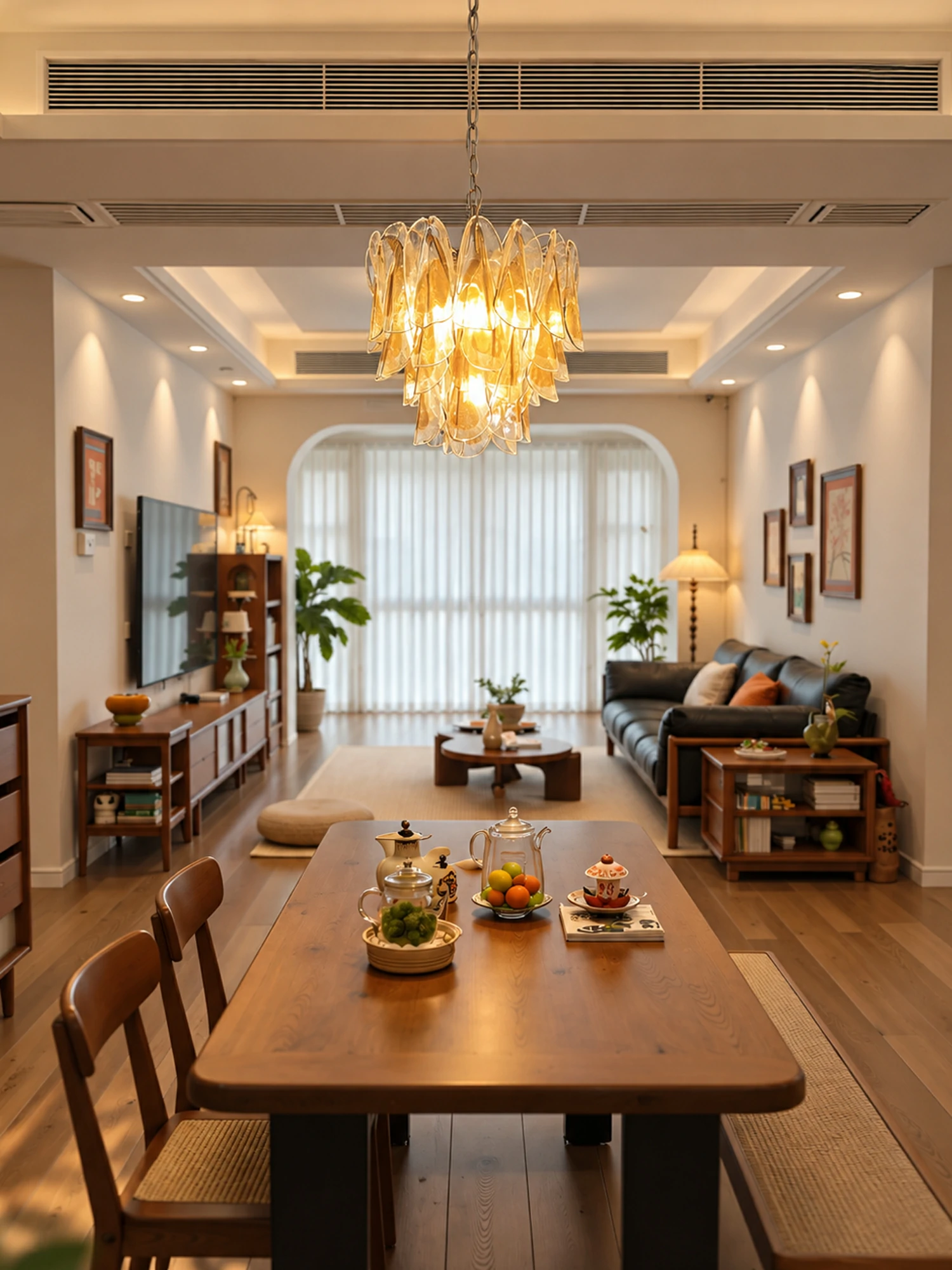 Isabella Glass Chandelier - Image 8