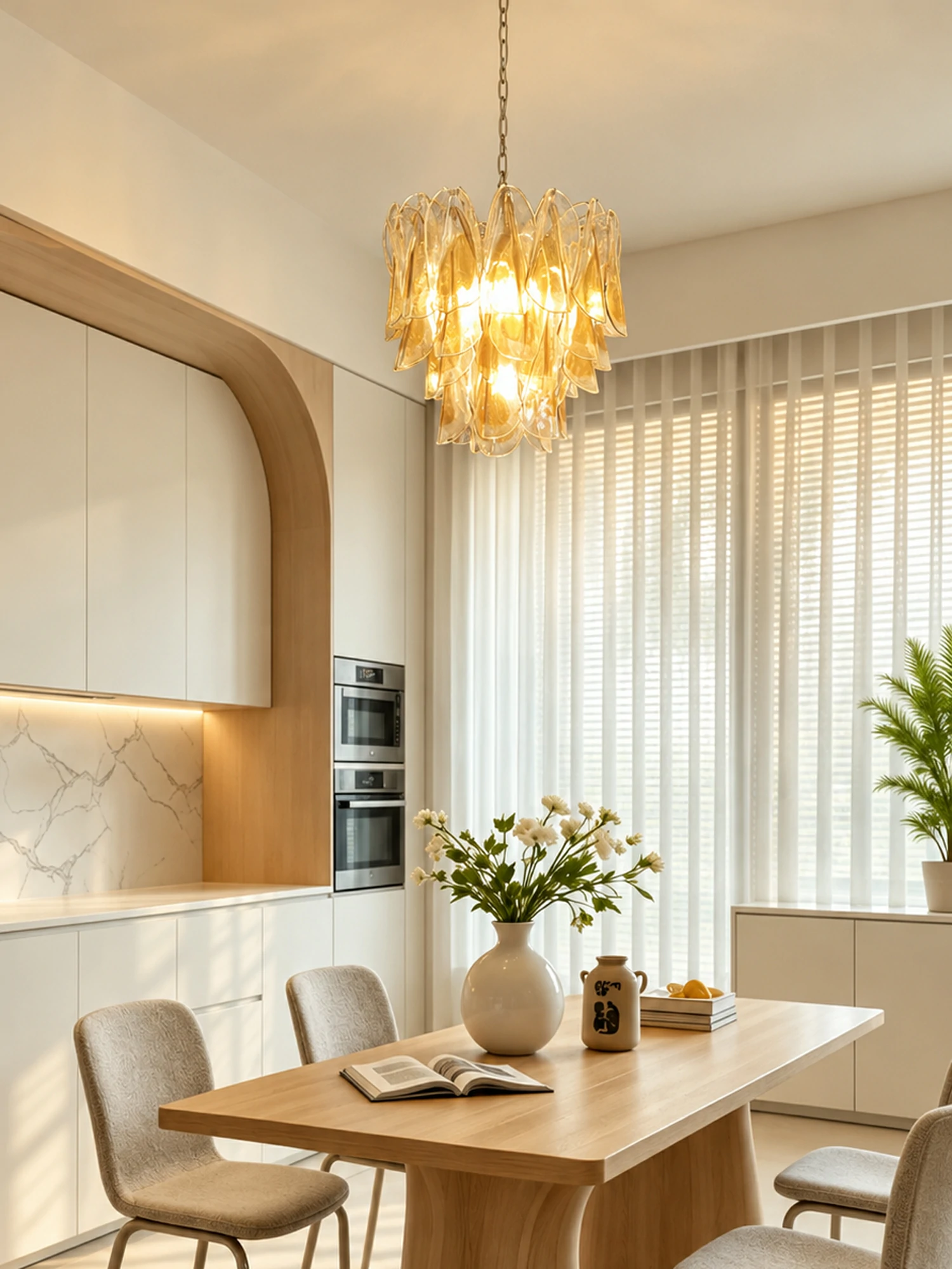 Isabella Glass Chandelier - Image 3