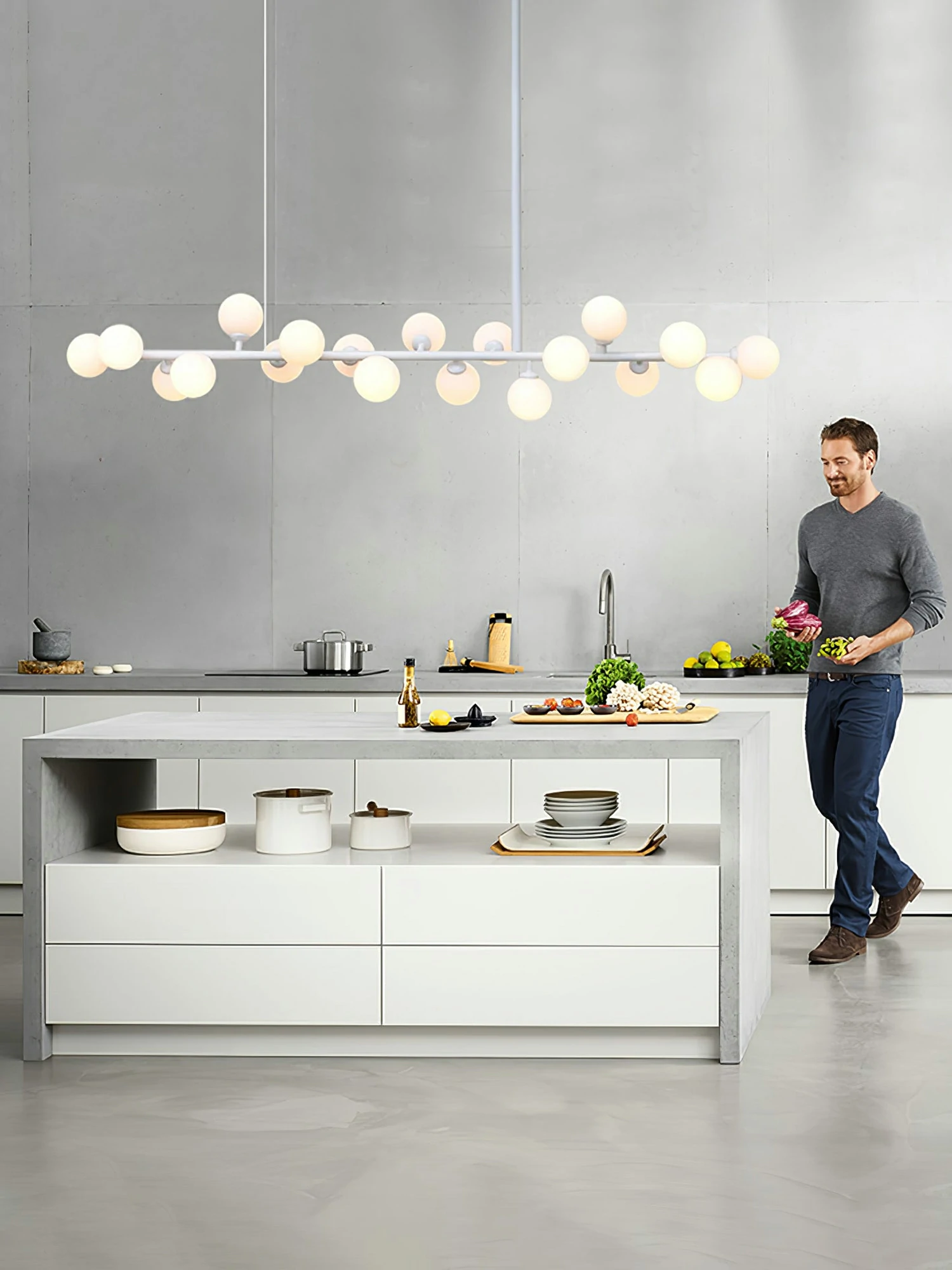 Linear Balls Chandelier - Image 3