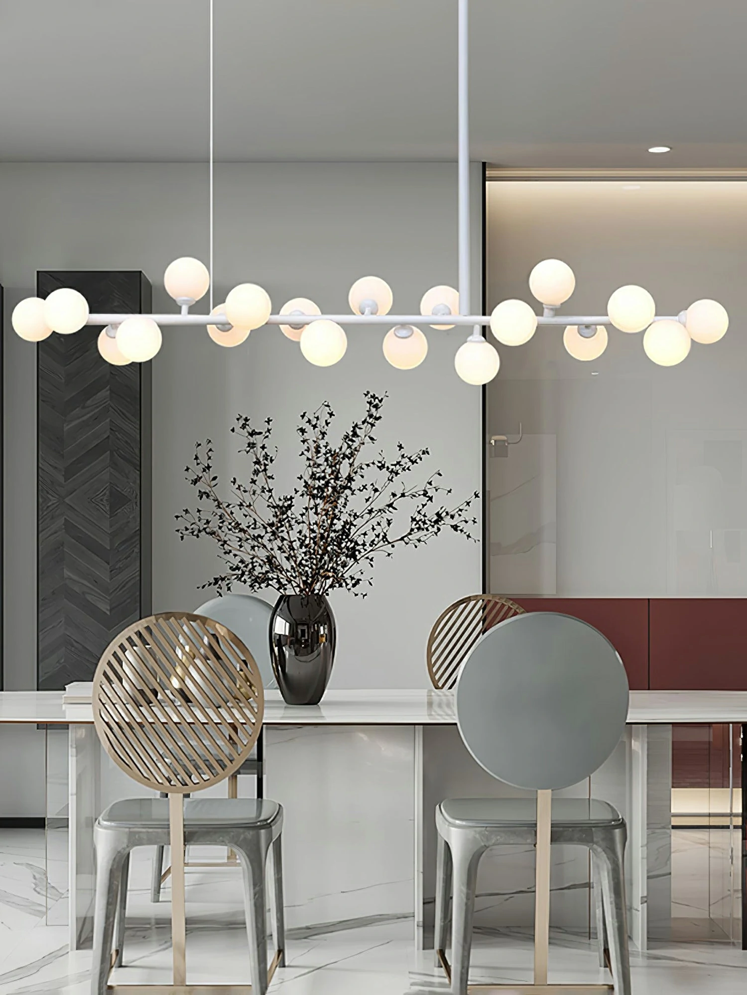 Linear Balls Chandelier - Image 5