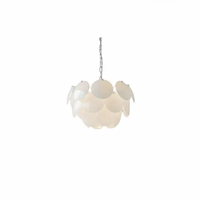 Luminous Petal Glass Chandelier
