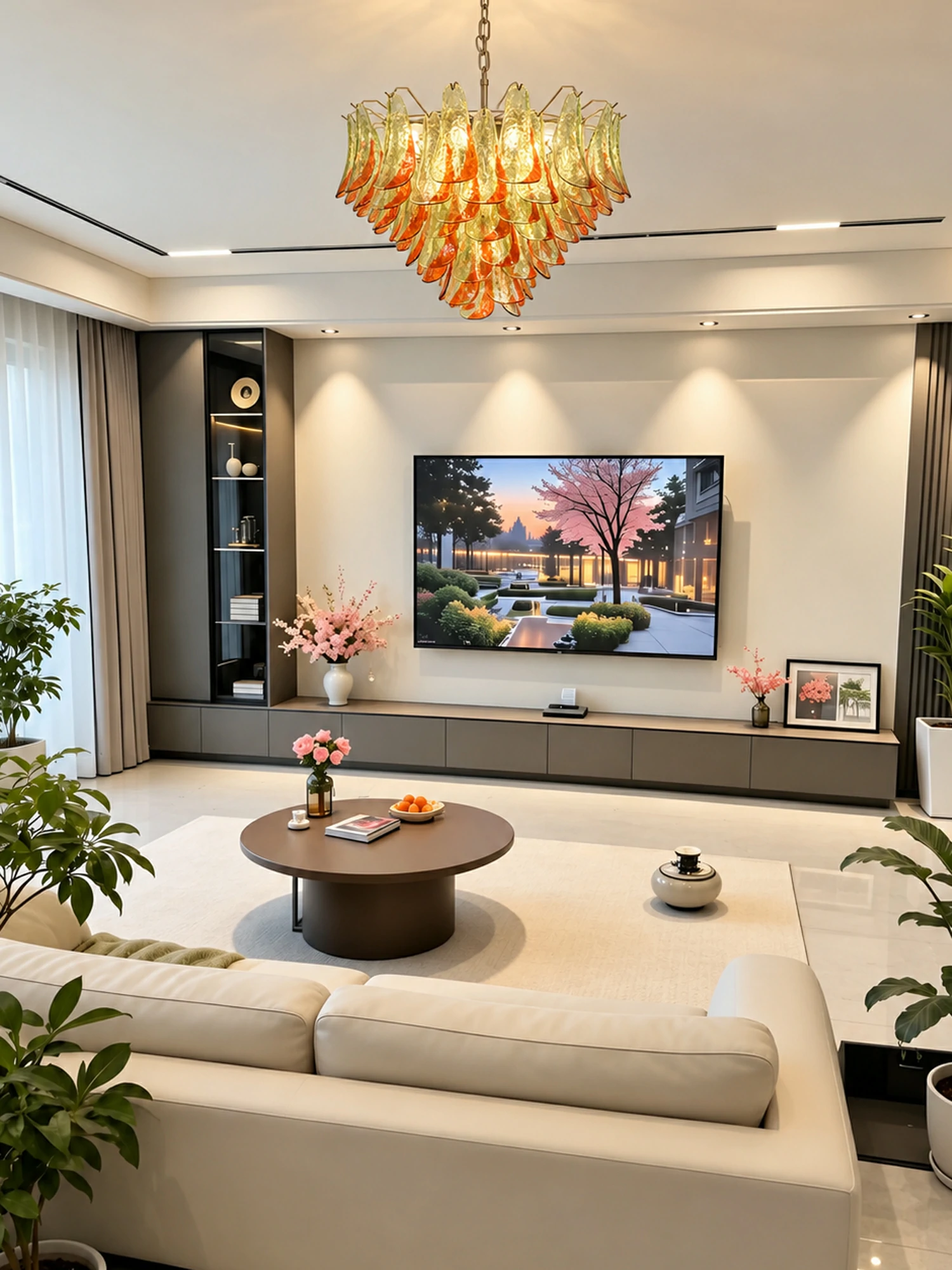 Marielle Glass Chandelier - Image 2