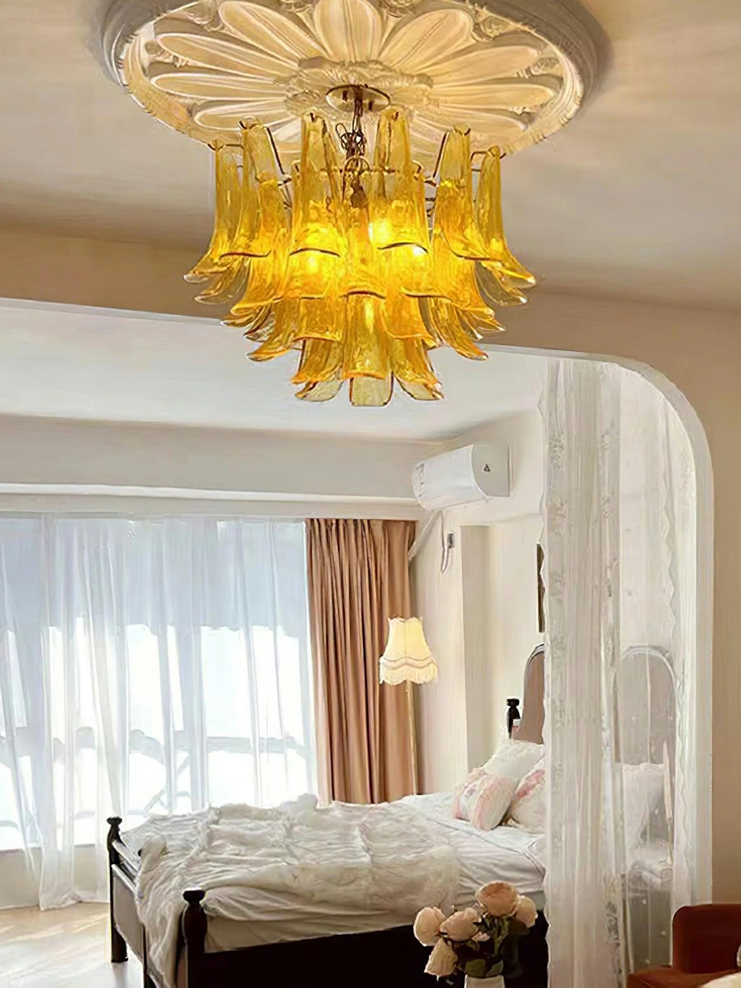 Murano Glass Leaf Chandelier - Image 18