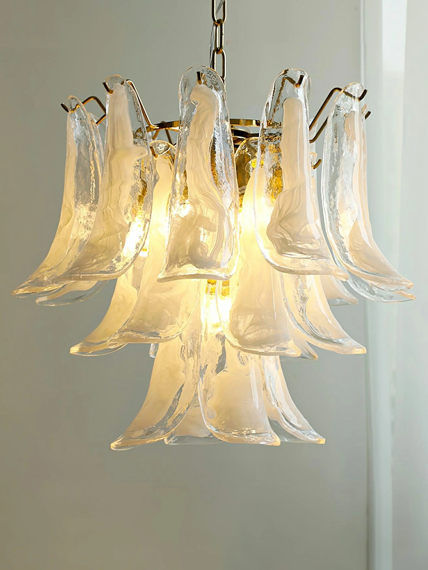 Murano Glass Leaf Chandelier - Image 22