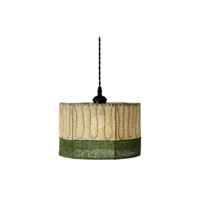 Natural Loofah Pendant Light