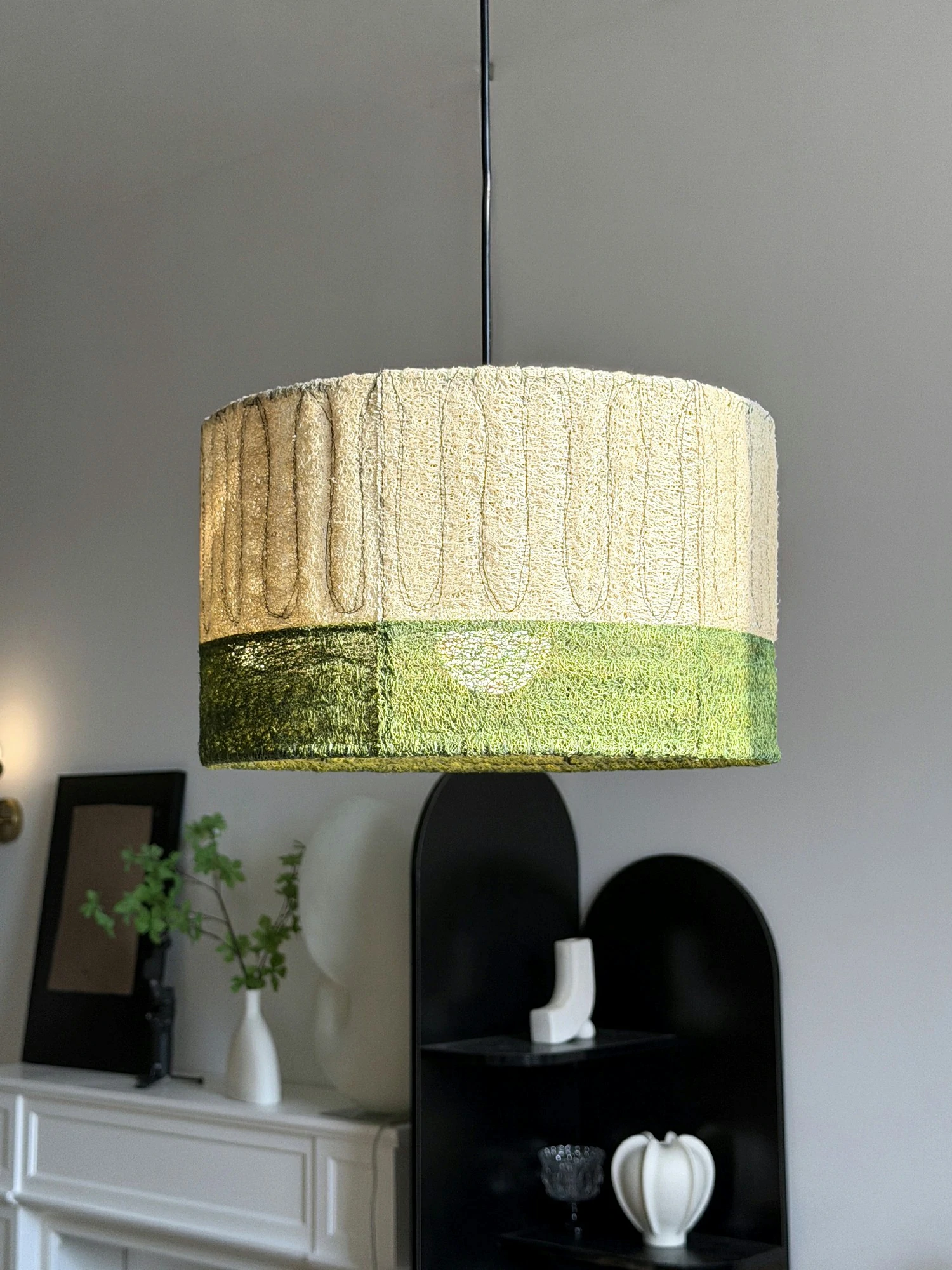 Natural Loofah Pendant Light - Image 5
