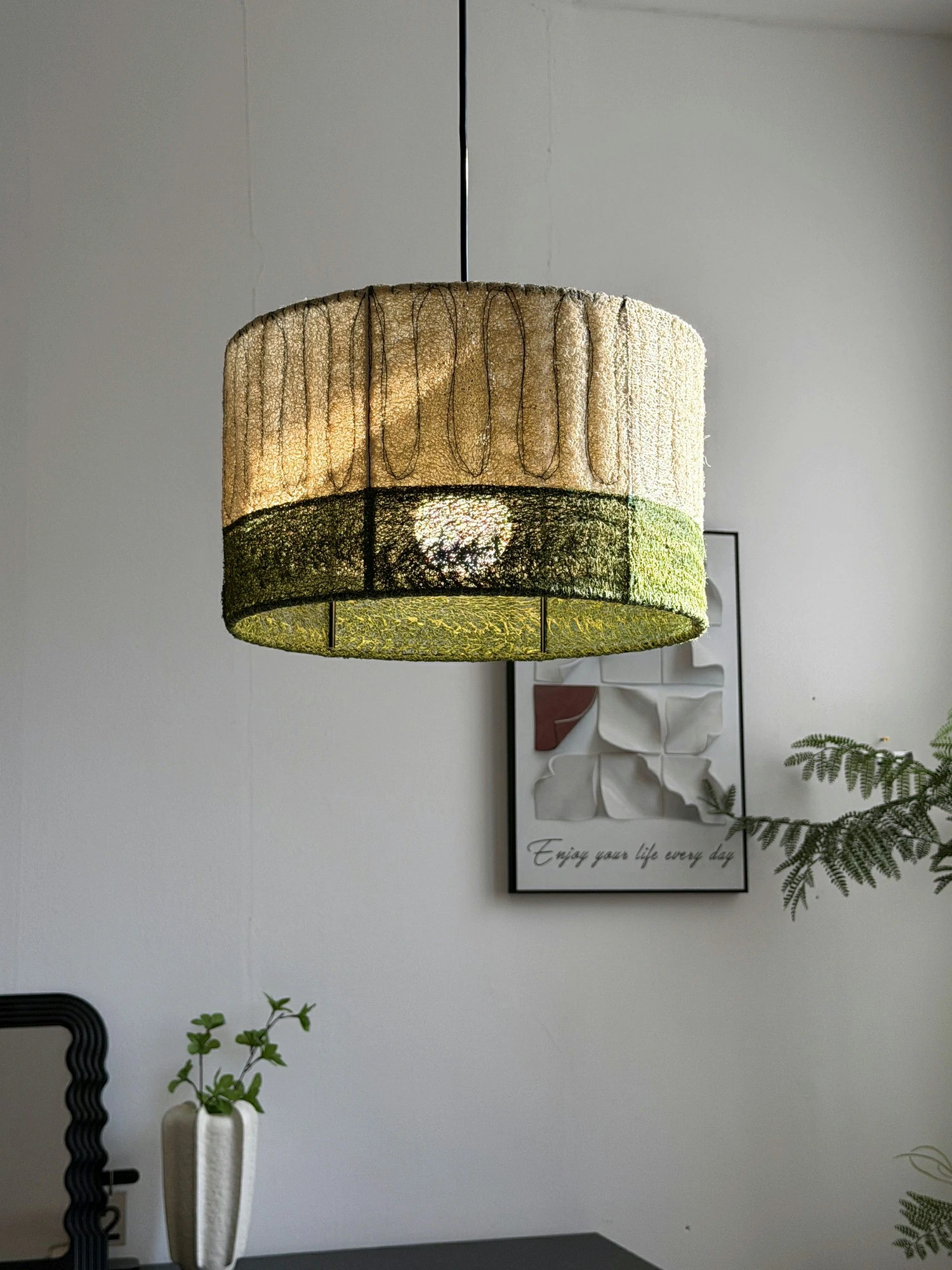 Natural Loofah Pendant Light - Image 6