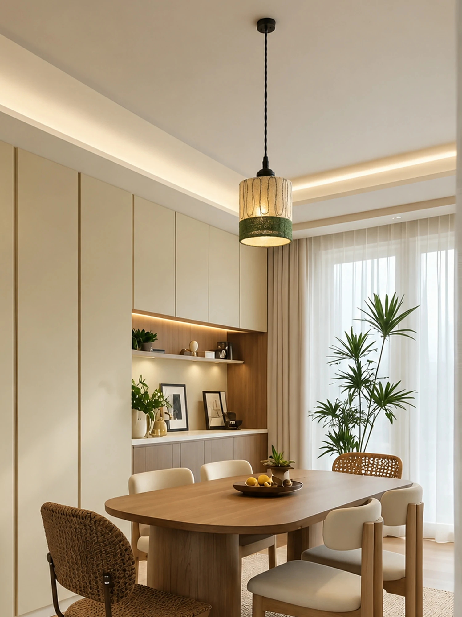 Natural Loofah Pendant Light - Image 9