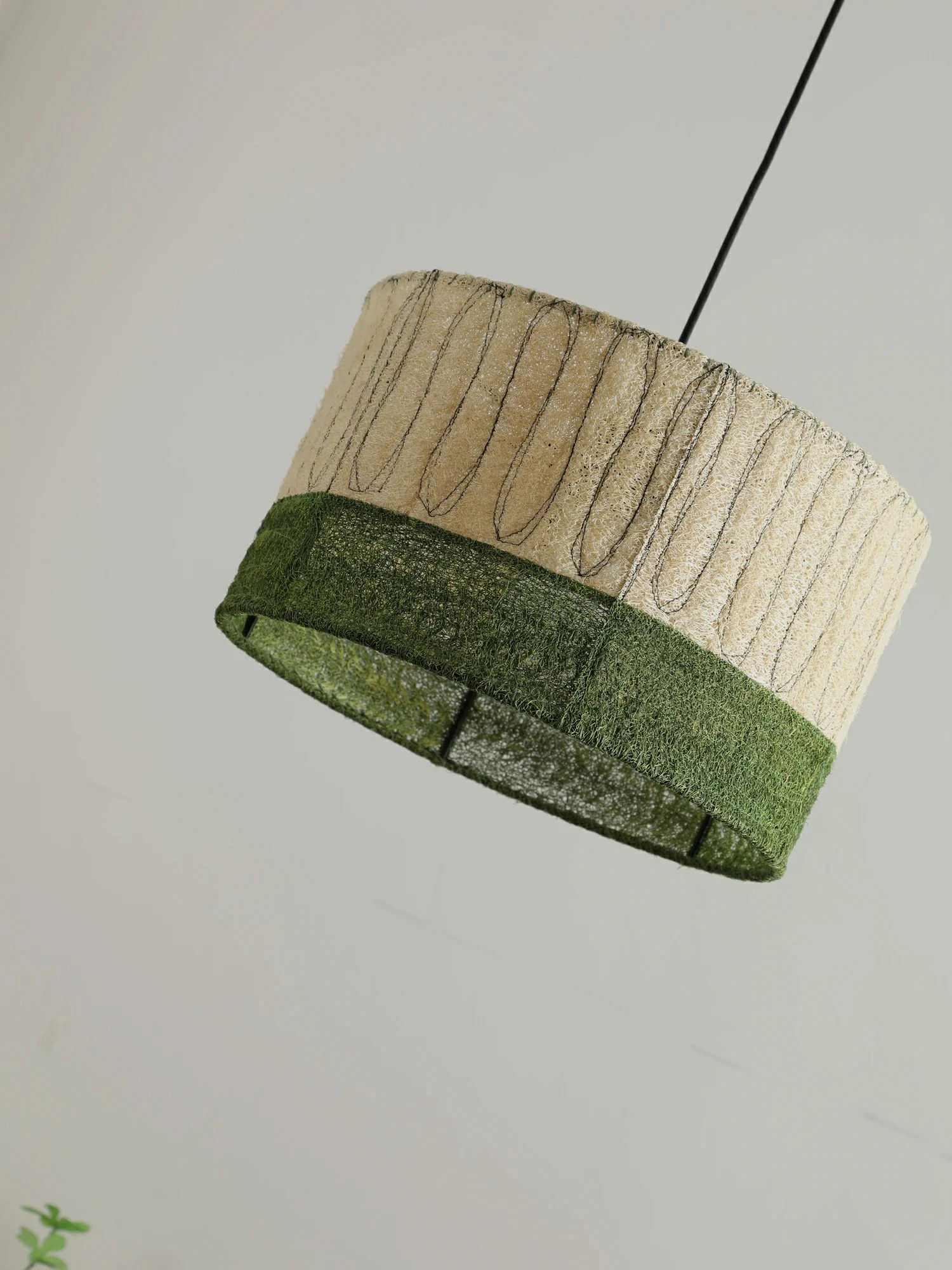 Natural Loofah Pendant Light - Image 24