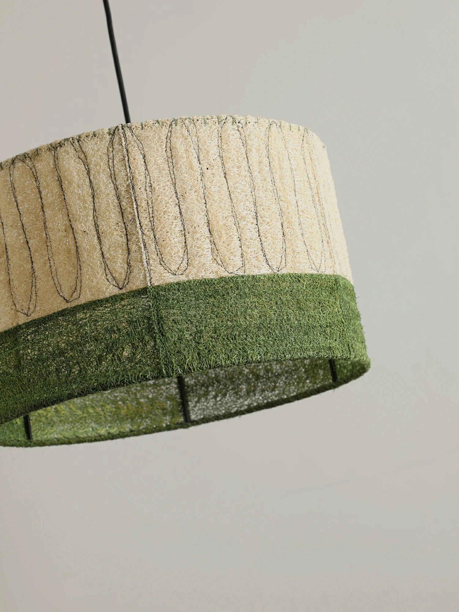 Natural Loofah Pendant Light - Image 26