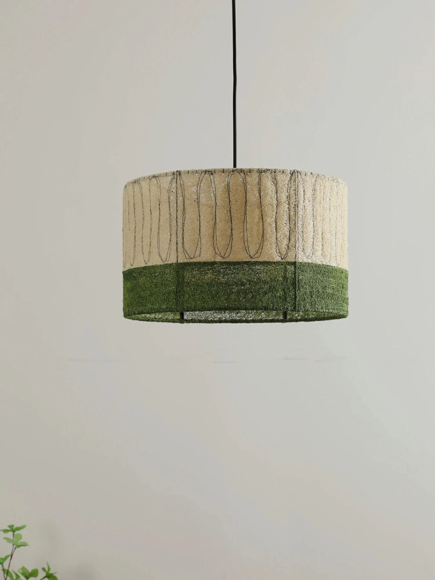 Natural Loofah Pendant Light - Image 22