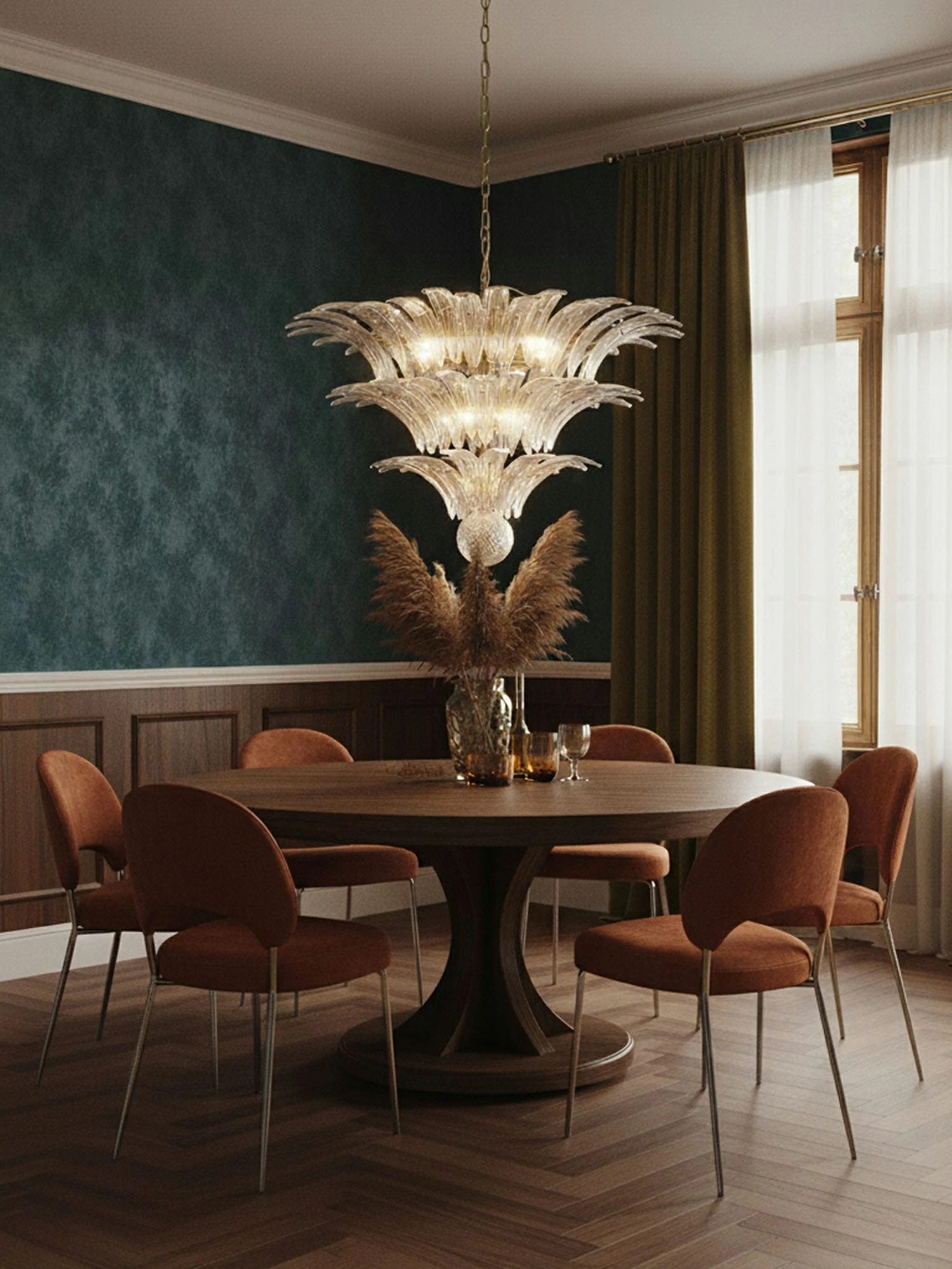 Palm Grove Murano Chandelier - Image 13