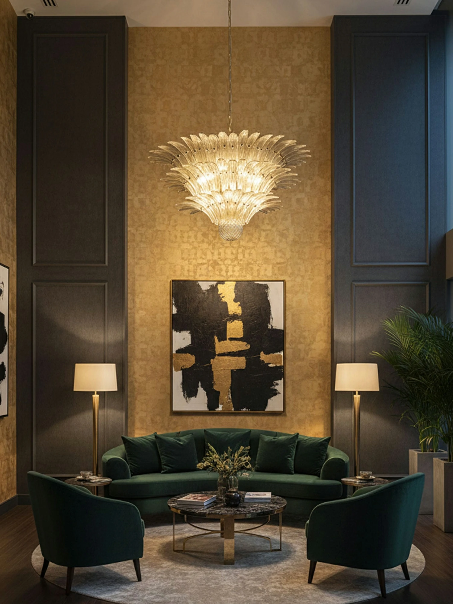 Palm Grove Murano Chandelier - Image 14