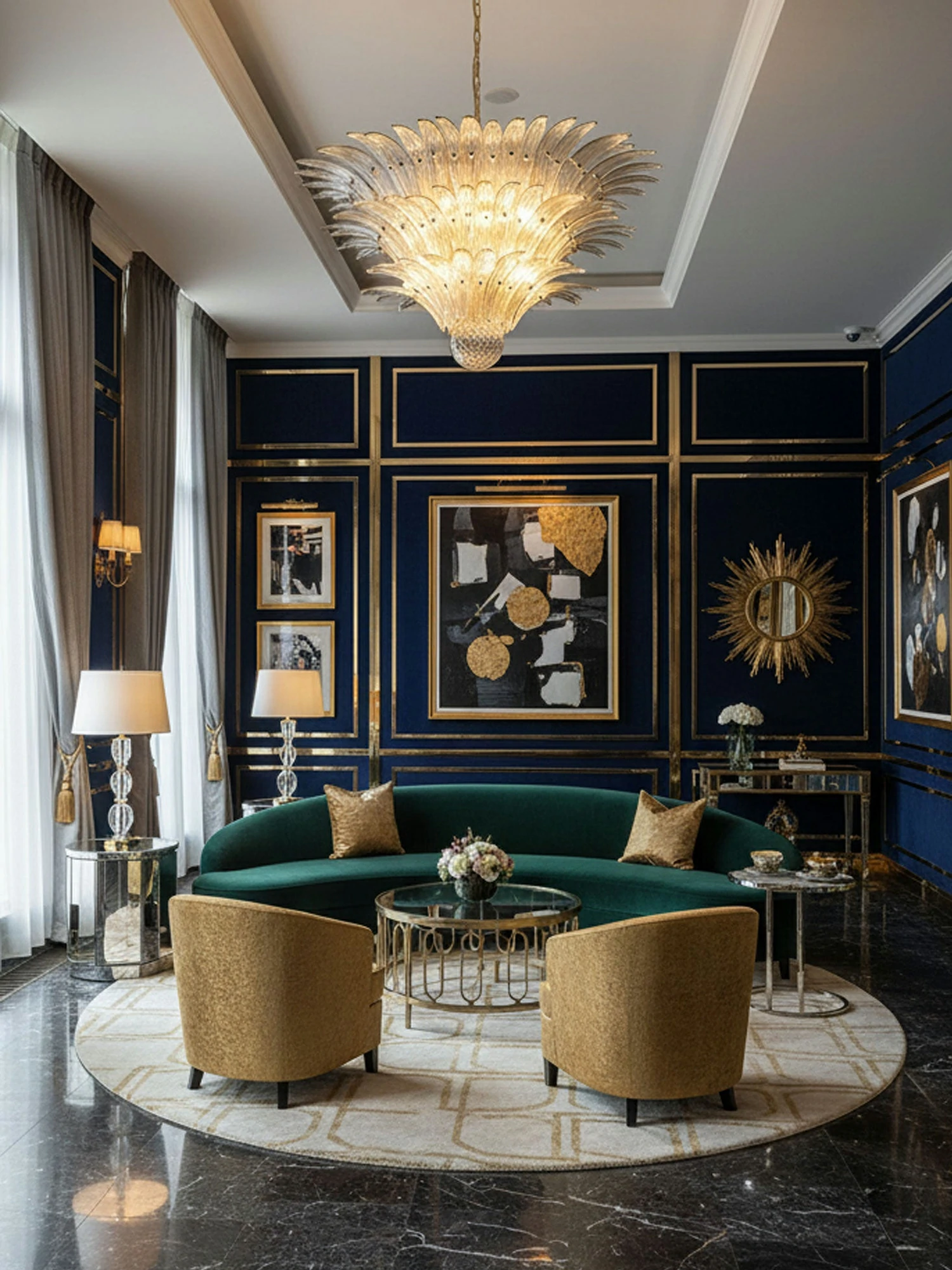 Palm Grove Murano Chandelier - Image 16