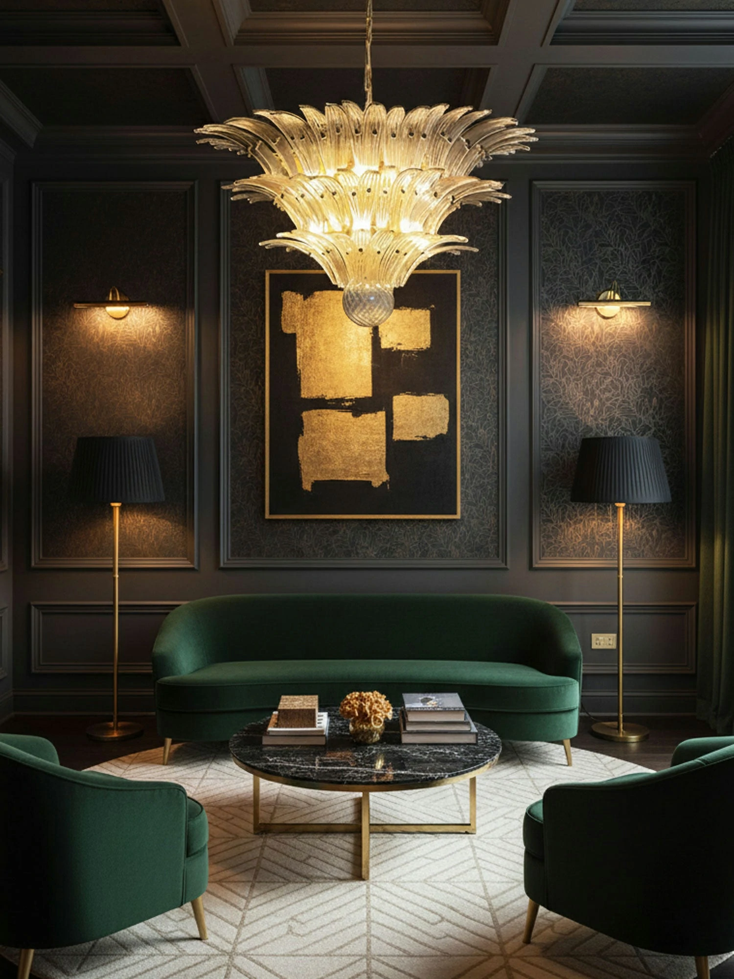 Palm Grove Murano Chandelier - Image 17