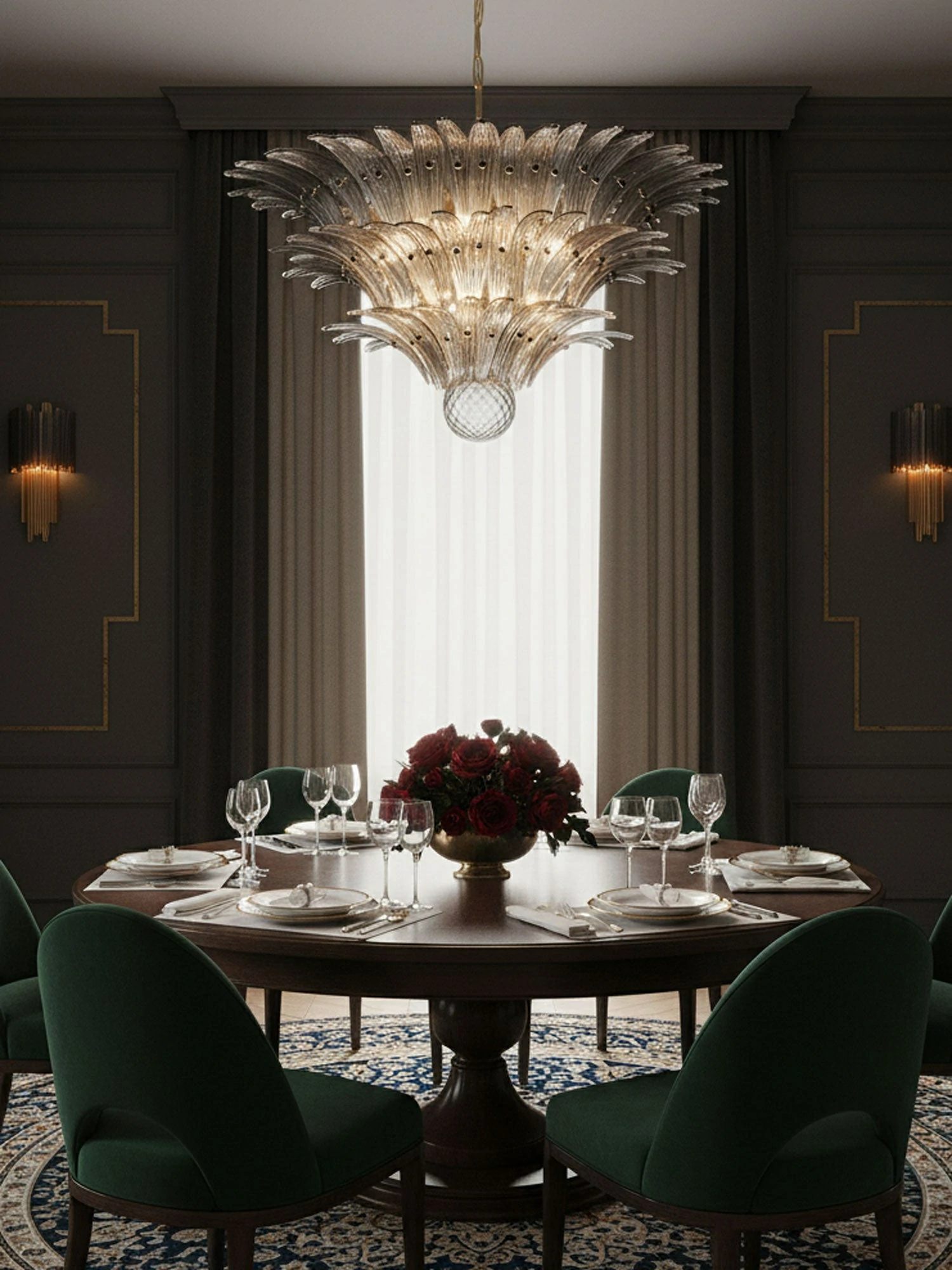 Palm Grove Murano Chandelier - Image 18